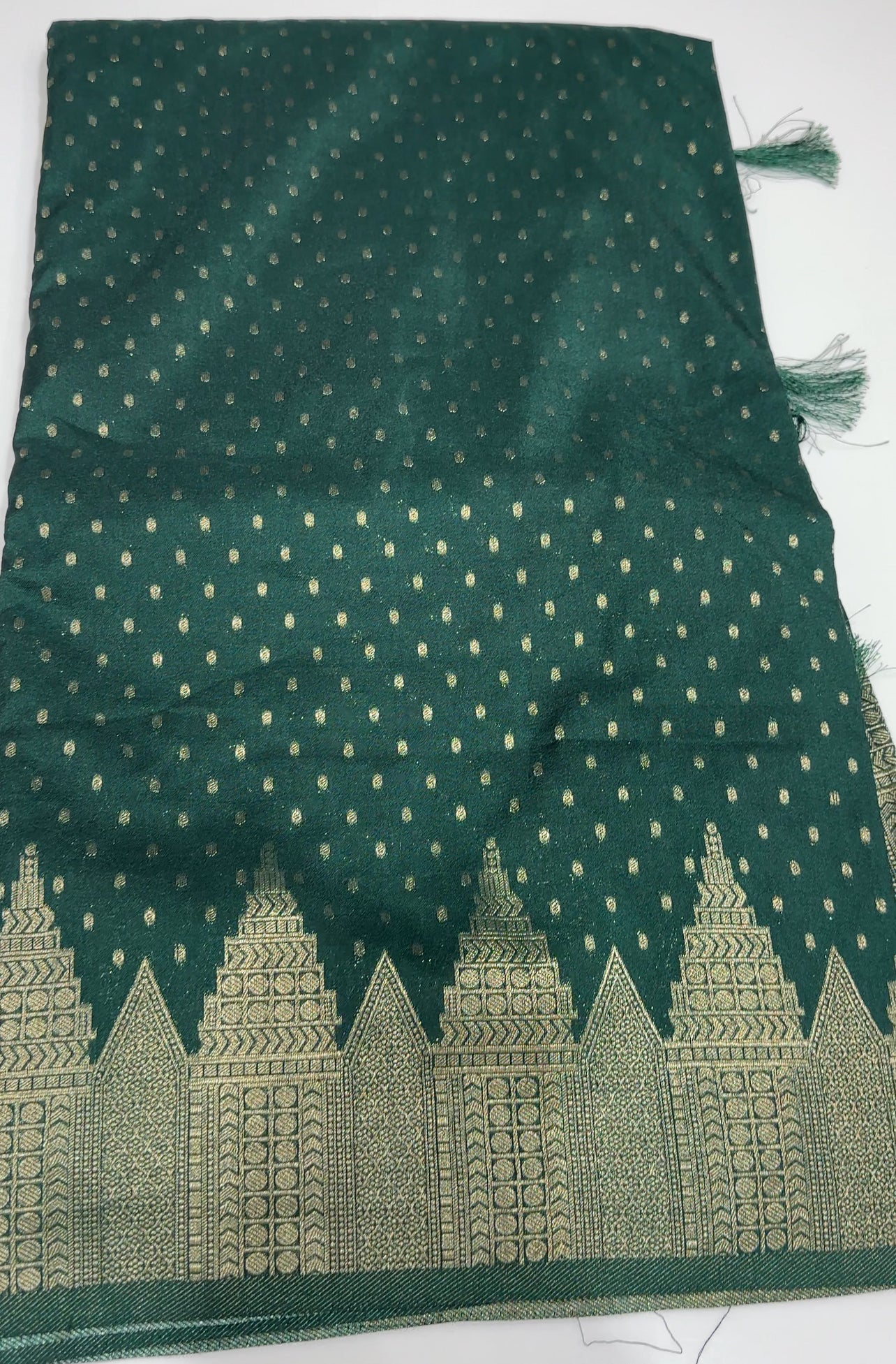 SEMI BANARASI SAREES - IHA 27128