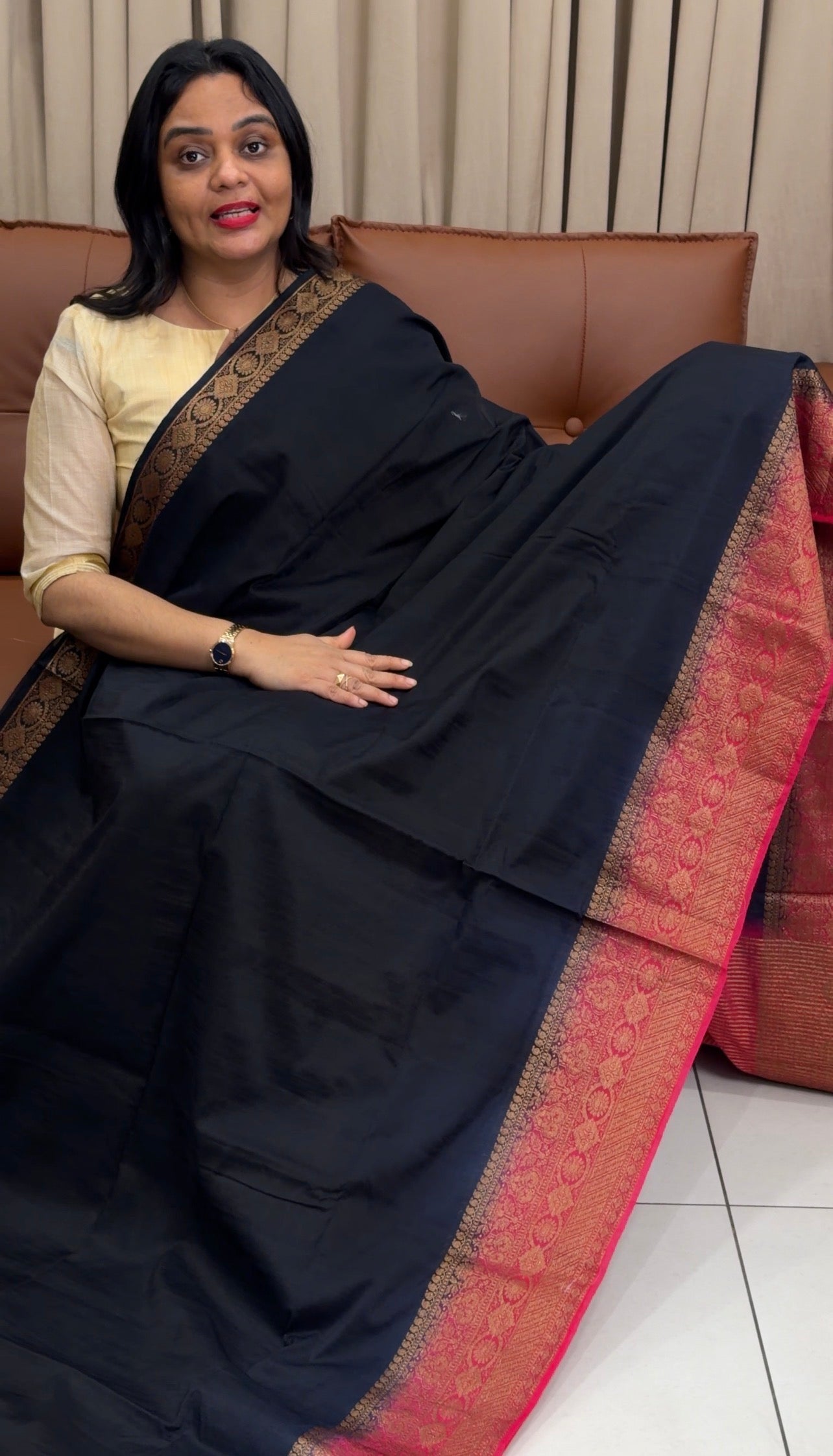 SEMI DUPION SAREES - IHA 33778