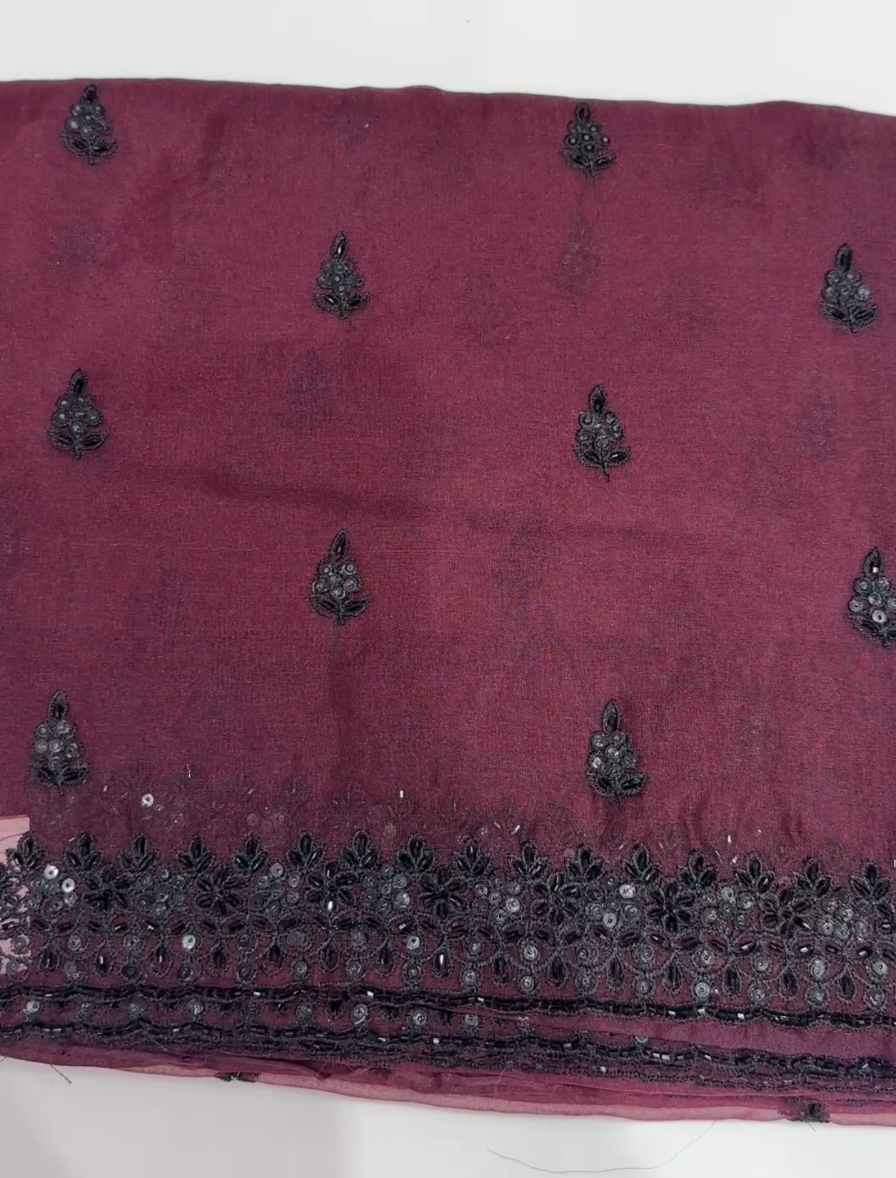 NYLON ORGANZA SAREES - IHA 27953