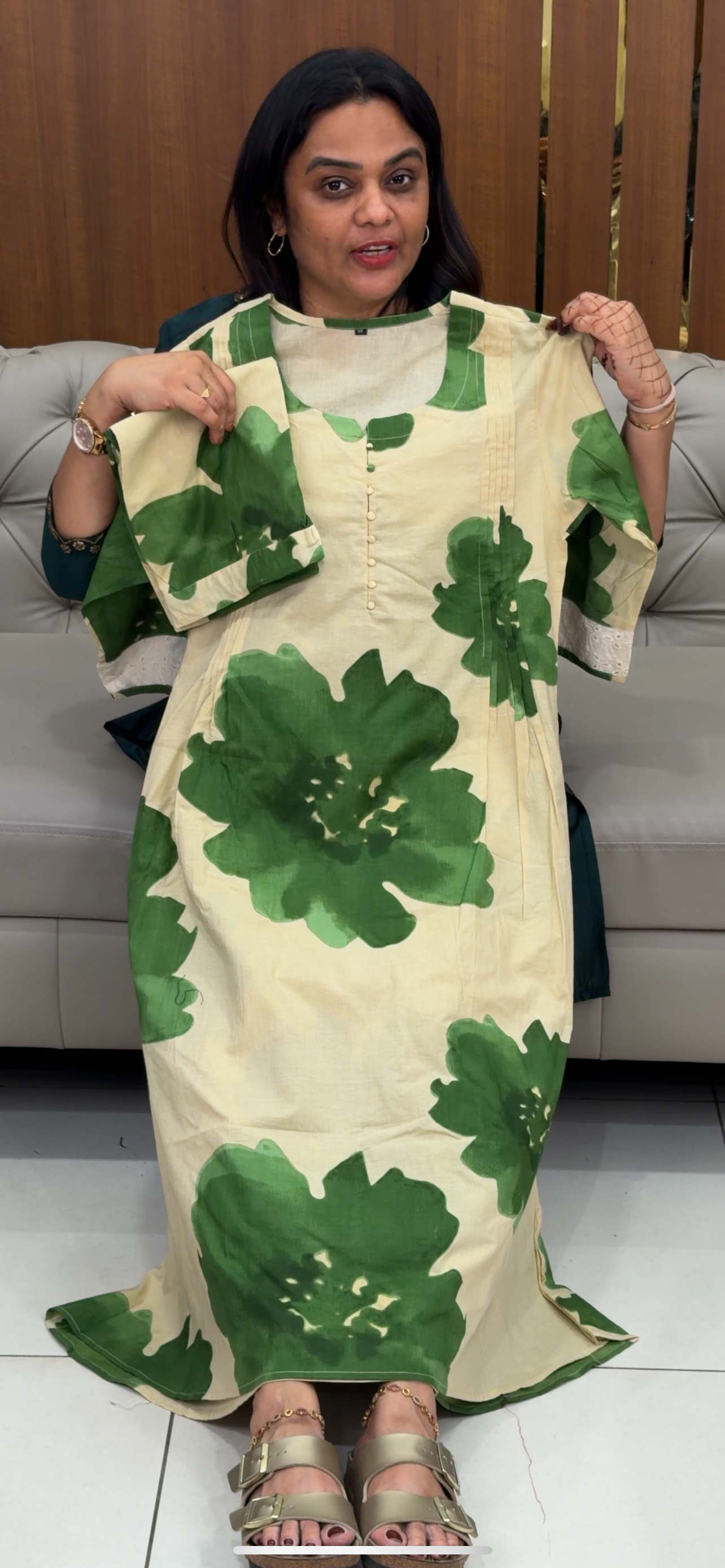 COTTON ALINE TOP AND BOTTOM - IHA 30381