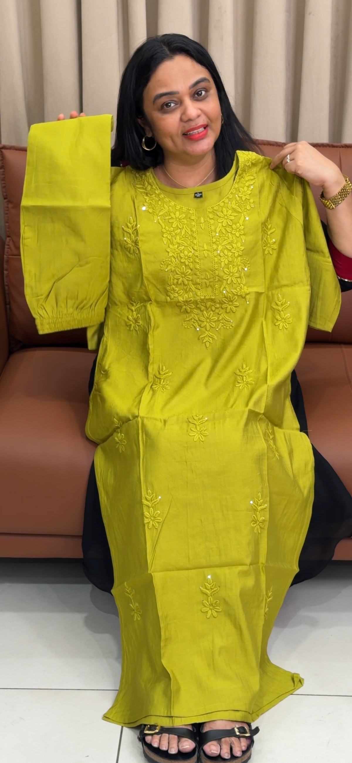 SEMI SILK TOP AND BOTTOM - IHA 35419