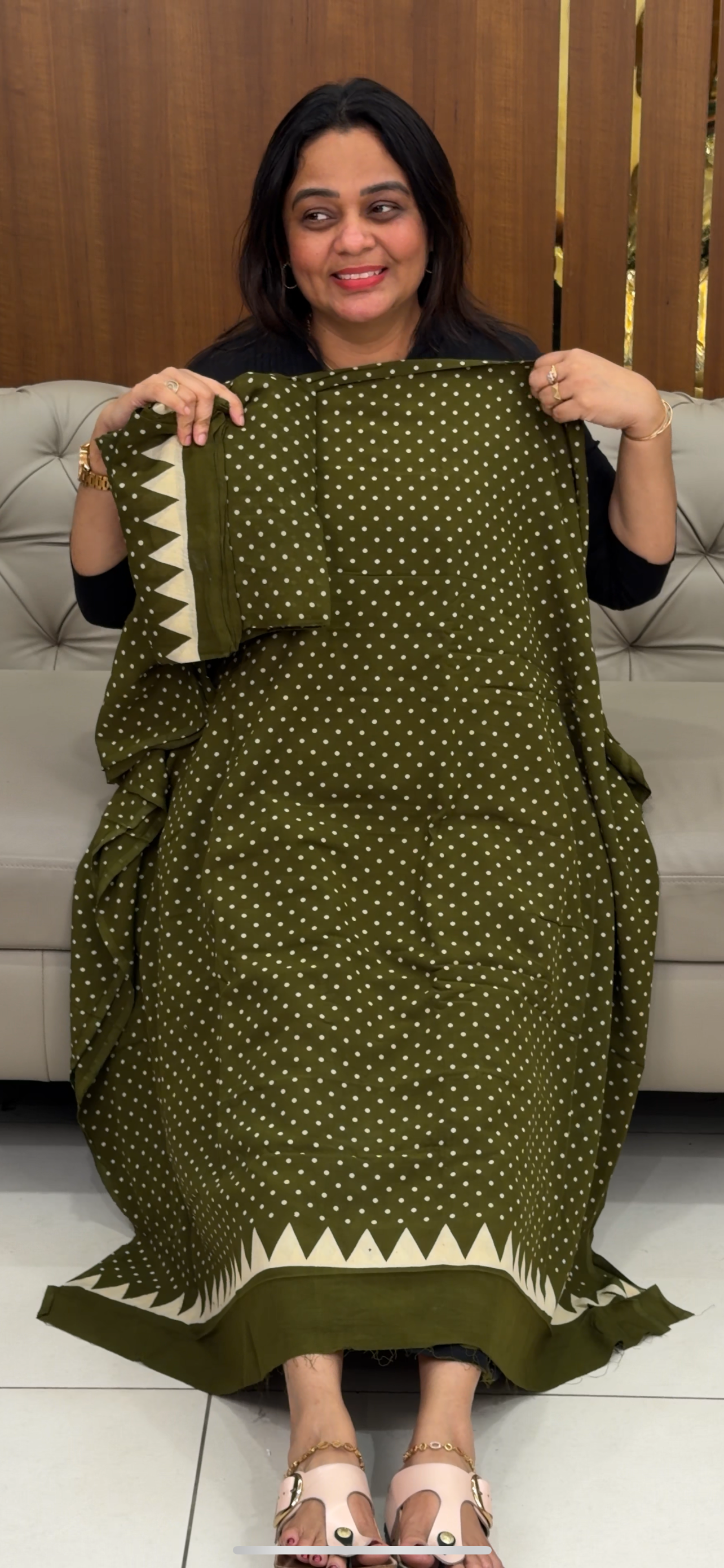 COTTON UNSTITCHED SALWAR SUITS - IHA 29179