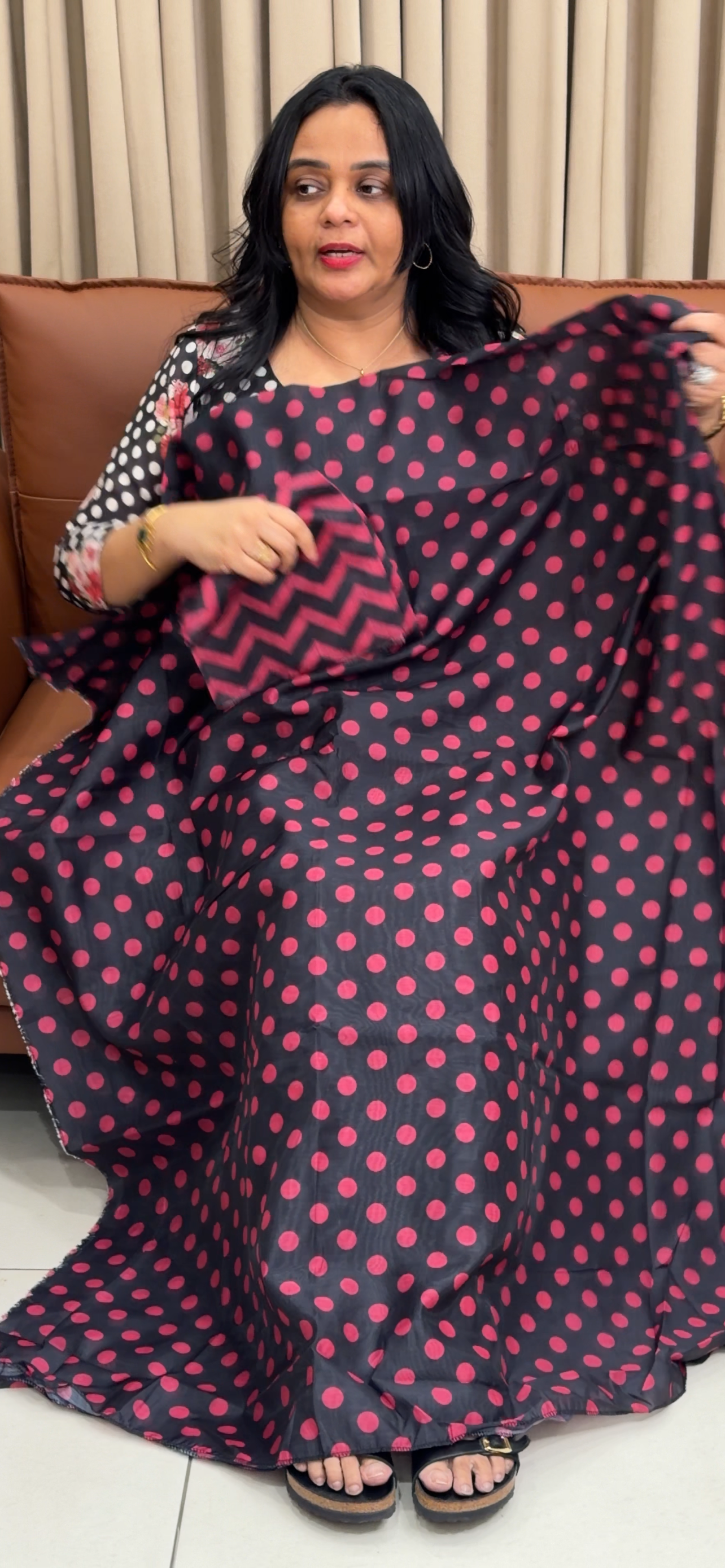 MALAI CHANDERI UNSTITCHED SALWAR SUITS - IHA 35058