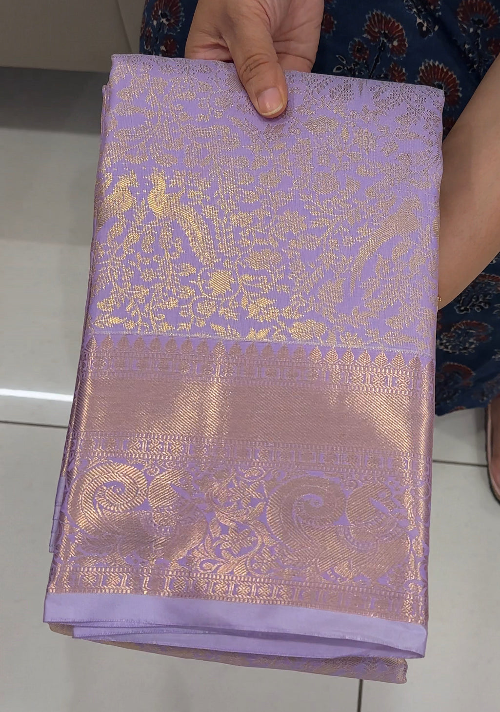 BROCADE KANCHIPURAM SILK SAREES - IHA 26936