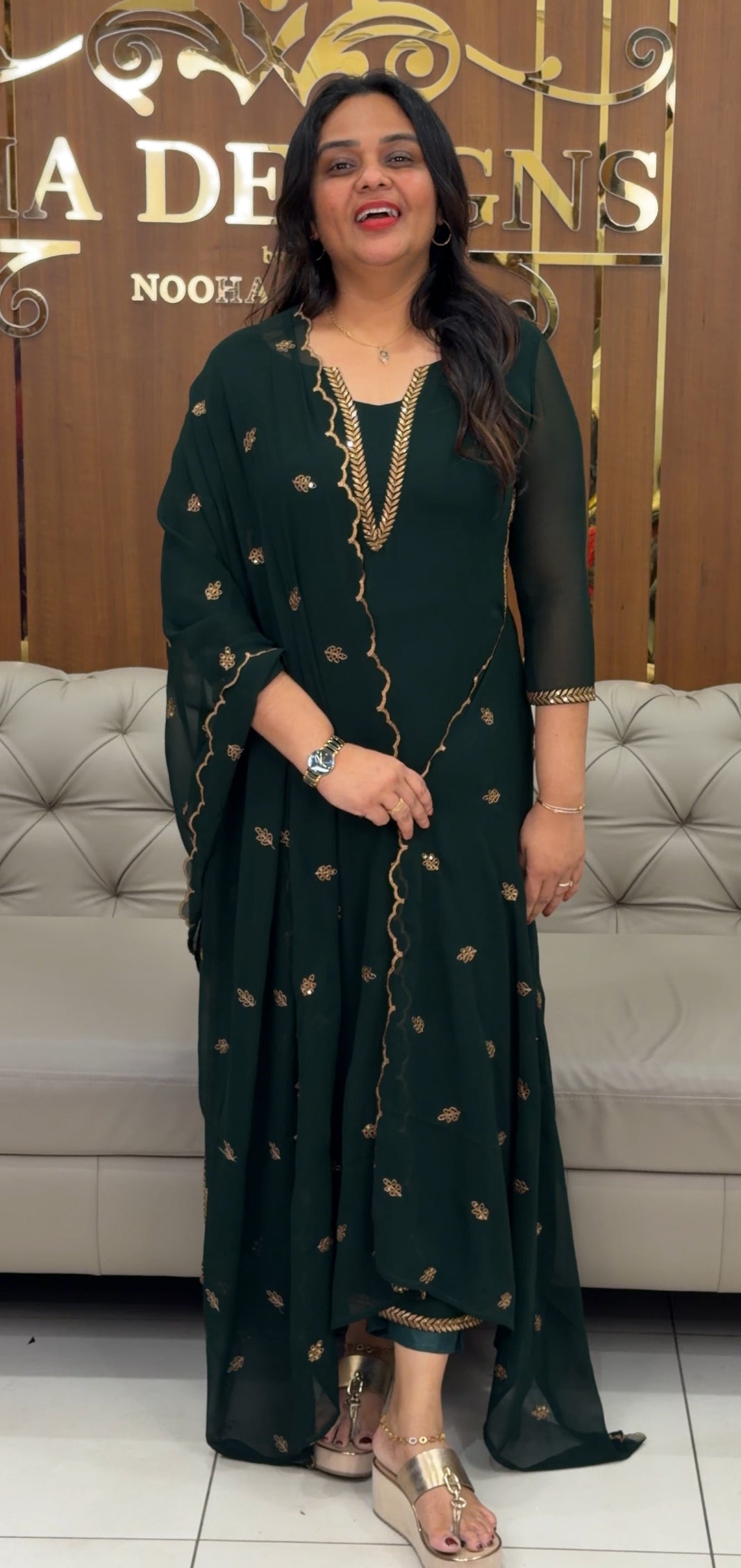 FORWARD UNSTITCHED SALWAR SUITS - IHA 30585