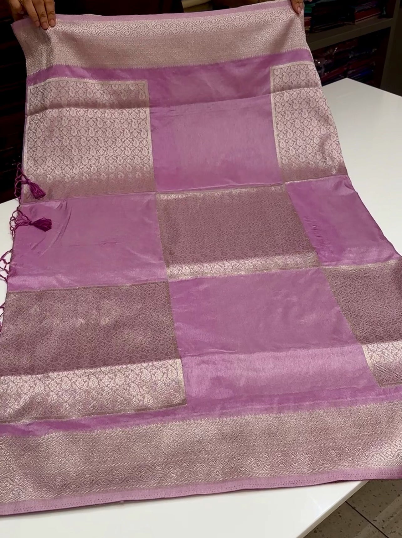 SEMI BANARASI SAREES  - IHA 15236