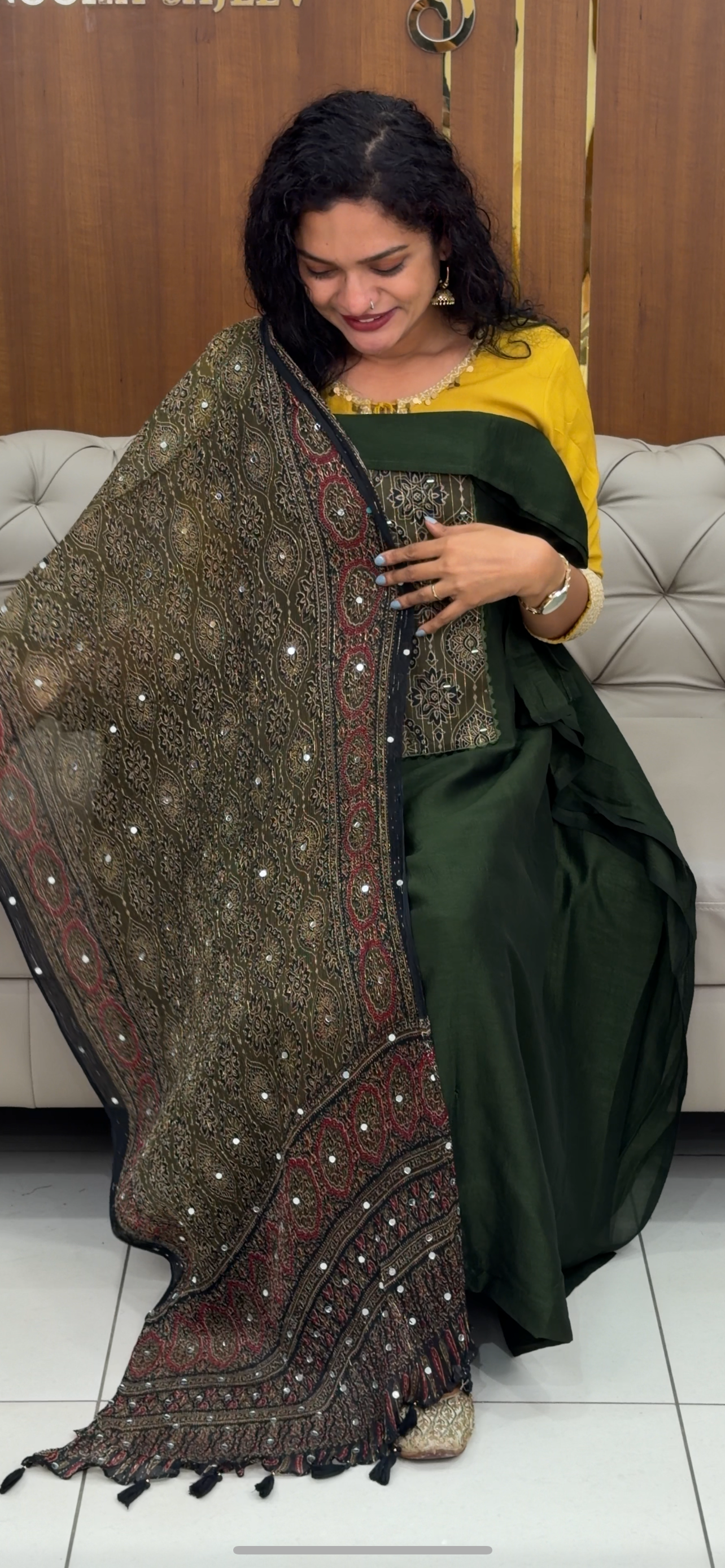 VICHITRA SILK UNSTITCHED SALWAR SUITS - IHA 29434