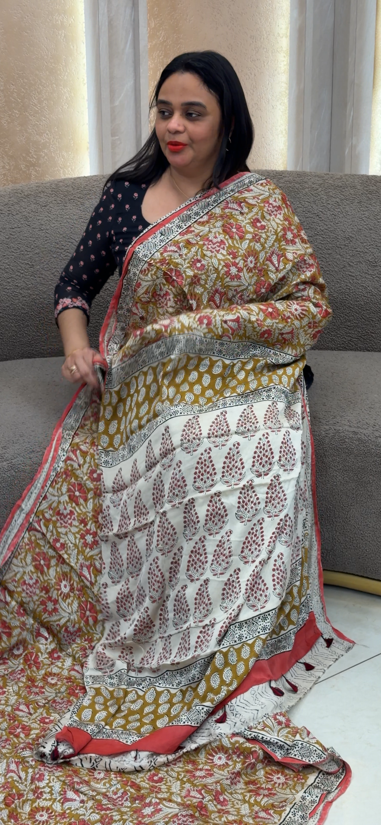 MODAL SILK SAREES - IHA 33379