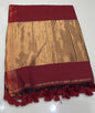 KHADI COTTON SAREE - IHA 16415