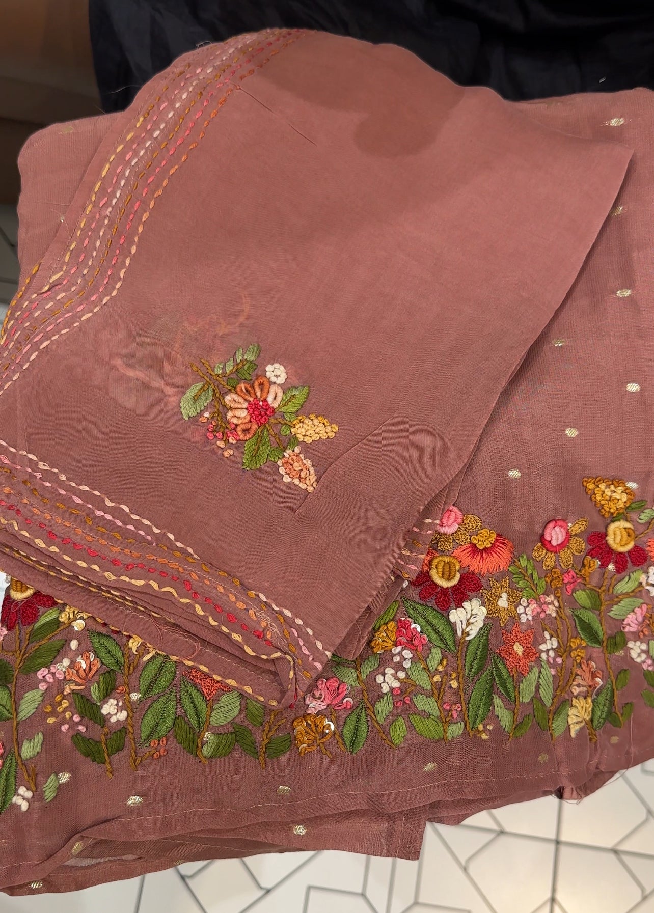 BANARASI UNSTITCHED SALWAR SUITS - IHA 27911