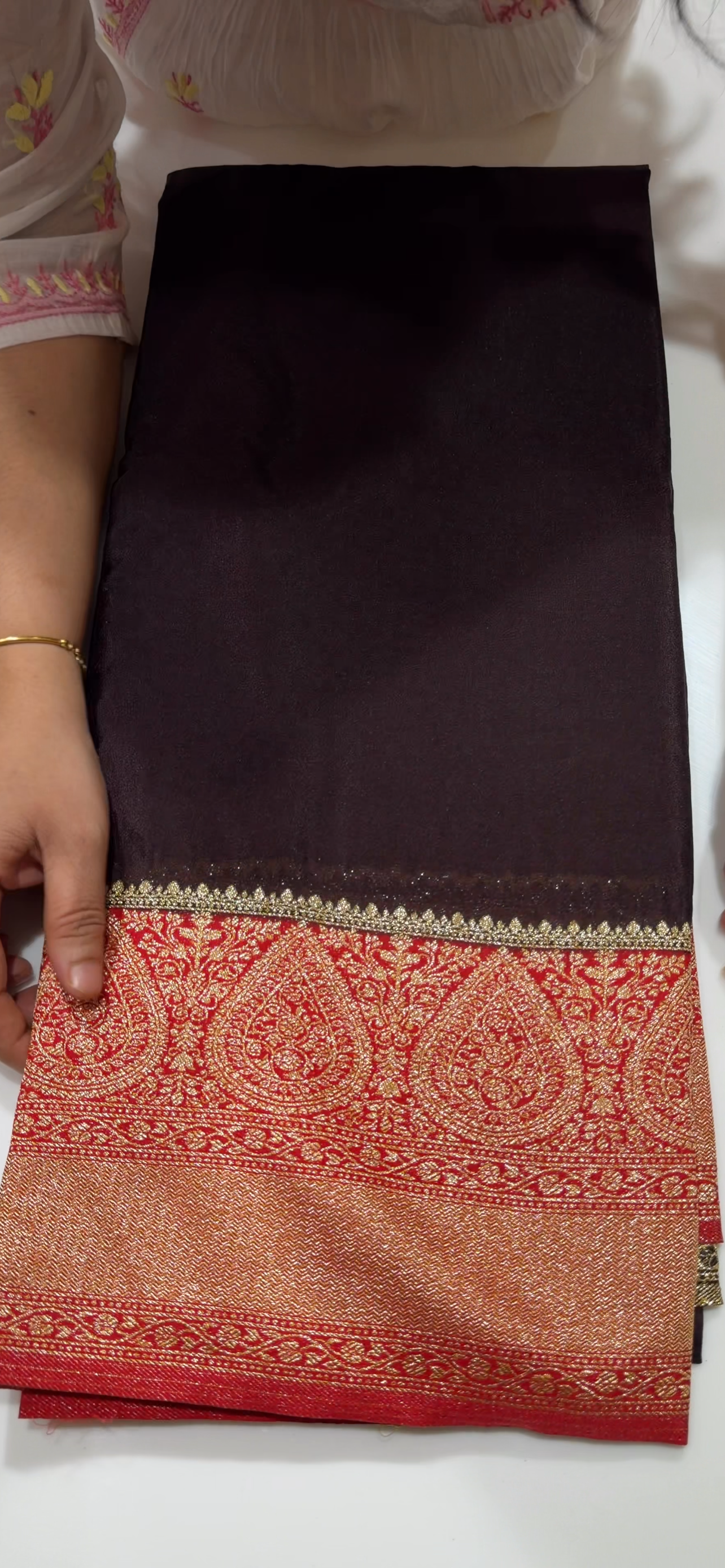 SEMI BANARASI SAREES - IHA 34575