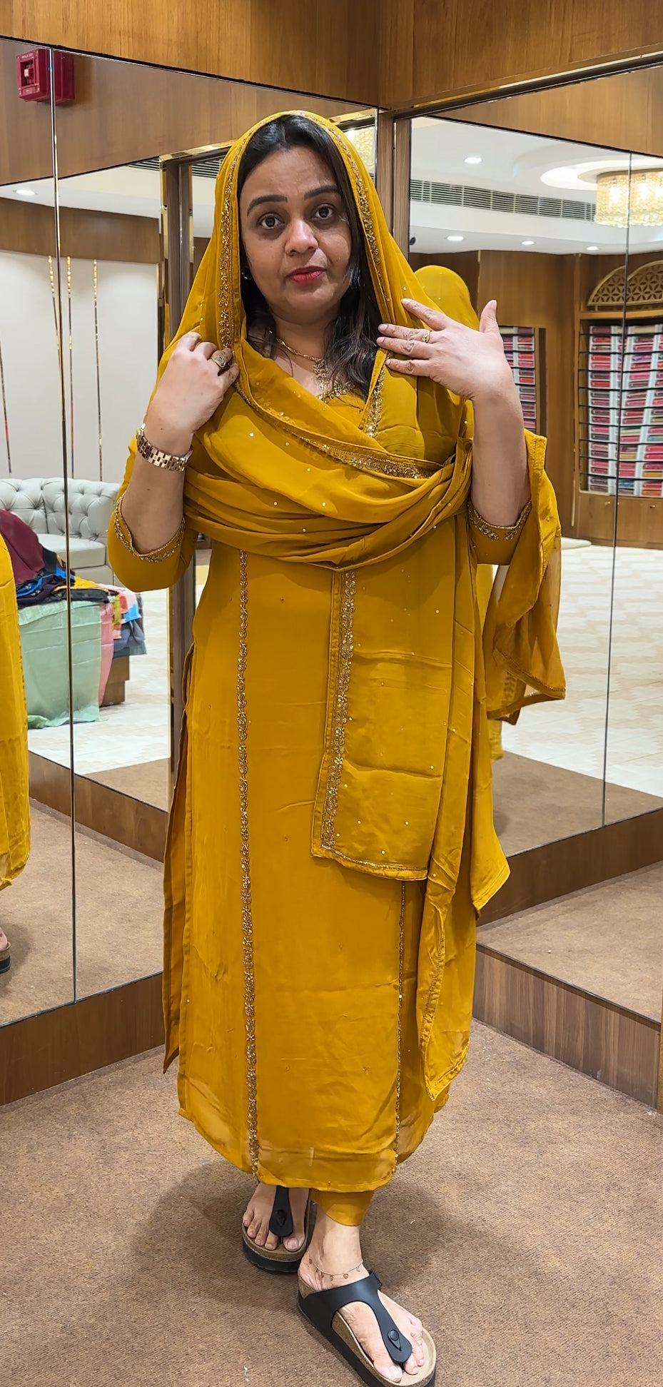 VISCOSE GEORGETTE UNSTITCHED SALWAR SUITS - IHA 21668
