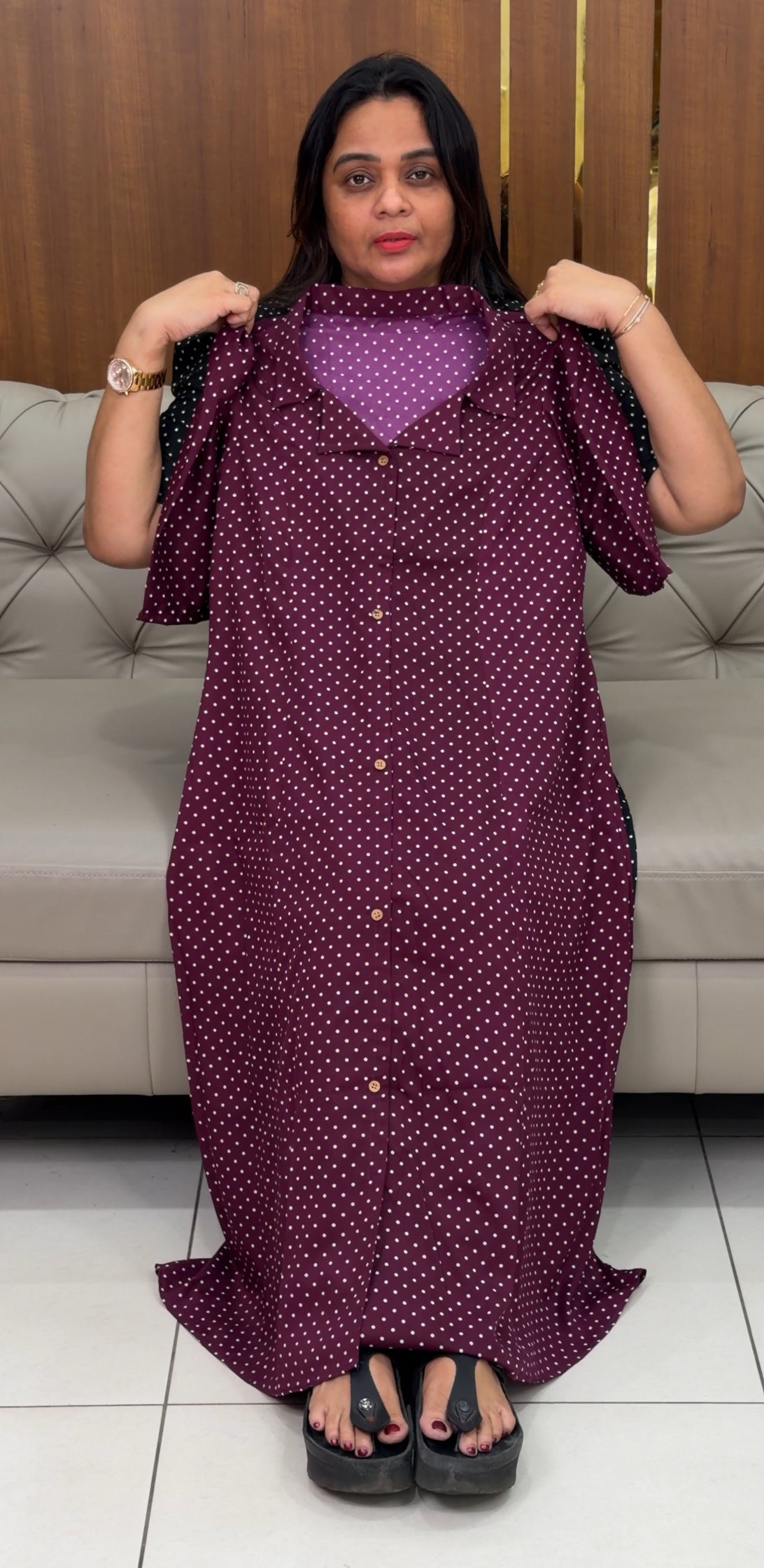 IHA'S IN-HOUSE PRINTED FROCKS - IHA 28997