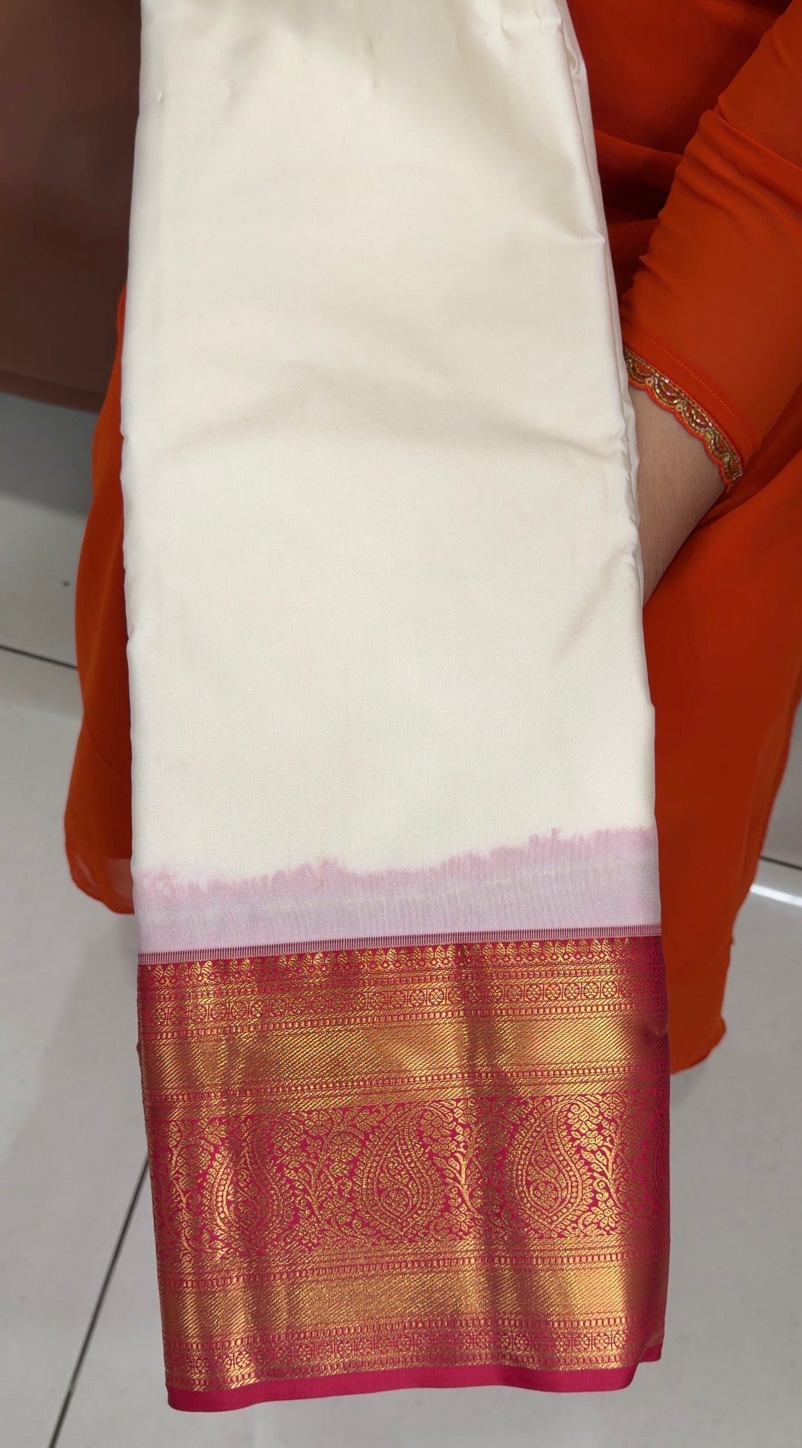 SEMI KANCHIPURAM SILK SAREES - IHA 34285