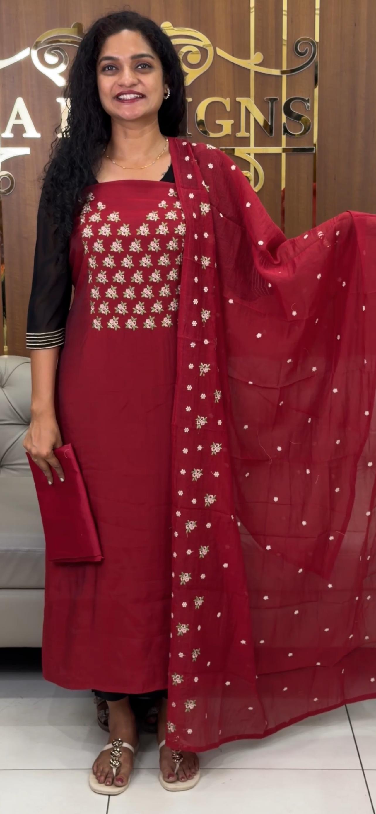 OFFER SALES UNSTITCHED SALWAR SUITS - IHA 32455