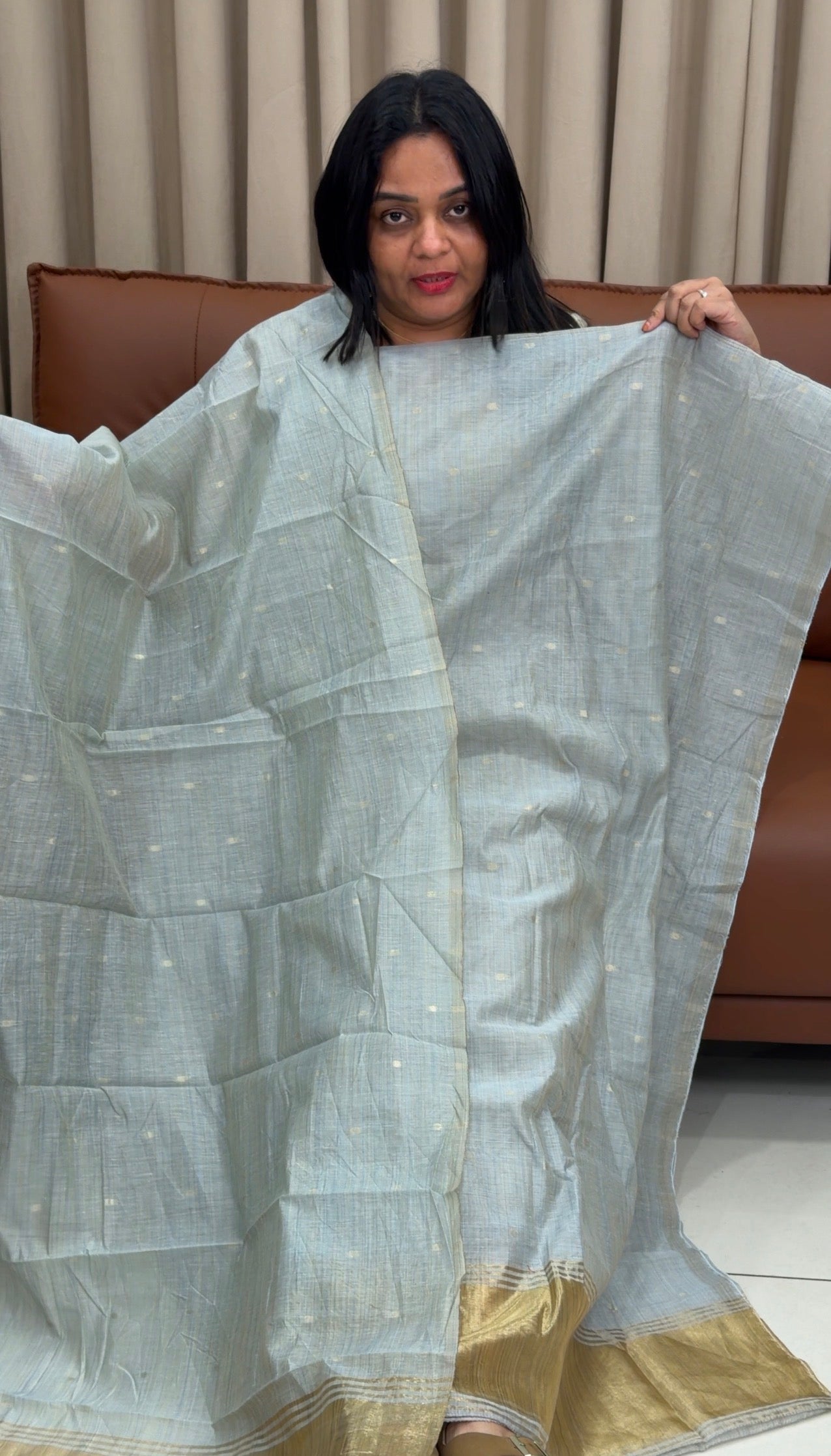FORWARD JAMDANI TOP,BOTTOM AND DUPATTA  - IHA 33634