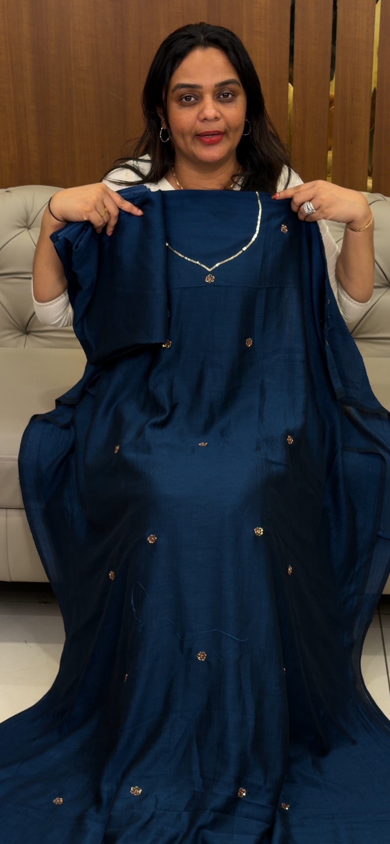 SEMI RAW SILK UNSTITCHED SALWAR SUITS - IHA 31083