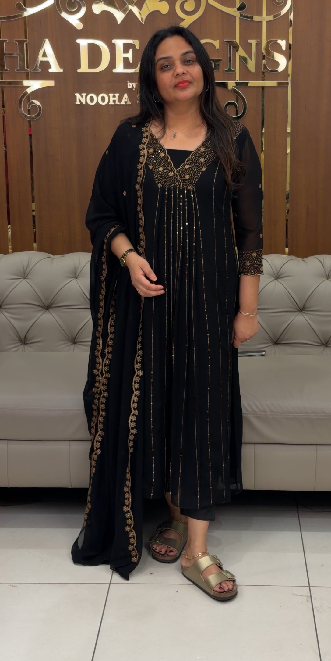 FORWARD PARTY WEAR TOP,BOTTOM AND DUPATTA - IHA 30612