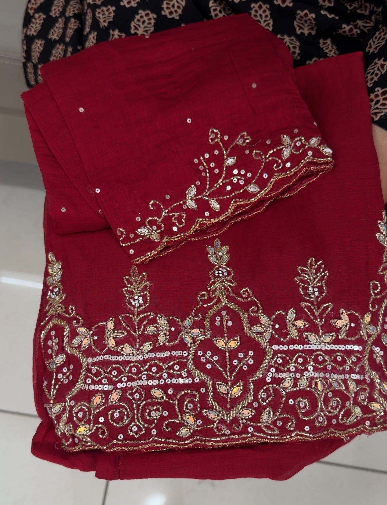 MULCHANDERI UNSTITCHED SALWAR SUITS - IHA 29334