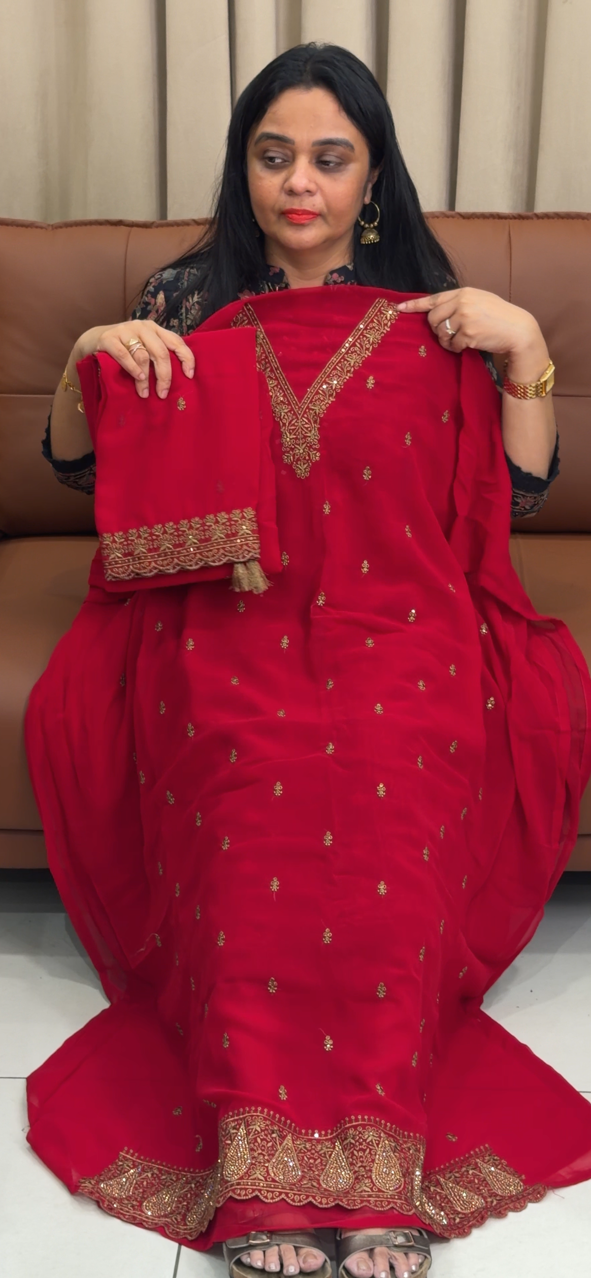 OFFER SALES UNSTITCHED SALWAR SUITS - IHA 35774
