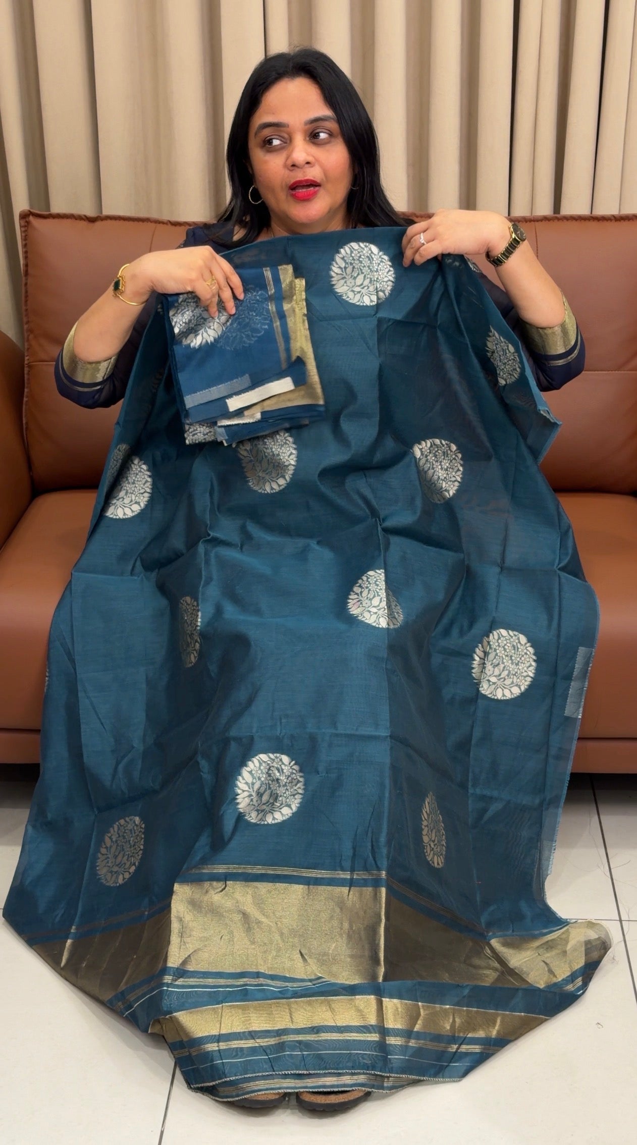 FORWARD JAMDANI UNSTITCHED SALWAR SUITS - IHA 34234