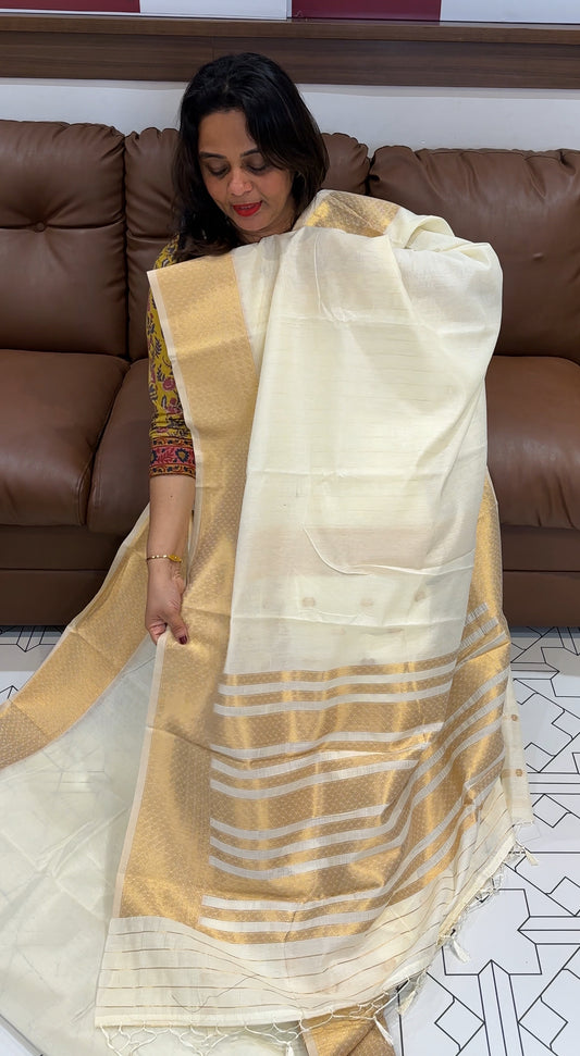 MODAL CHANDERI ONAM SAREES - IHA 25554