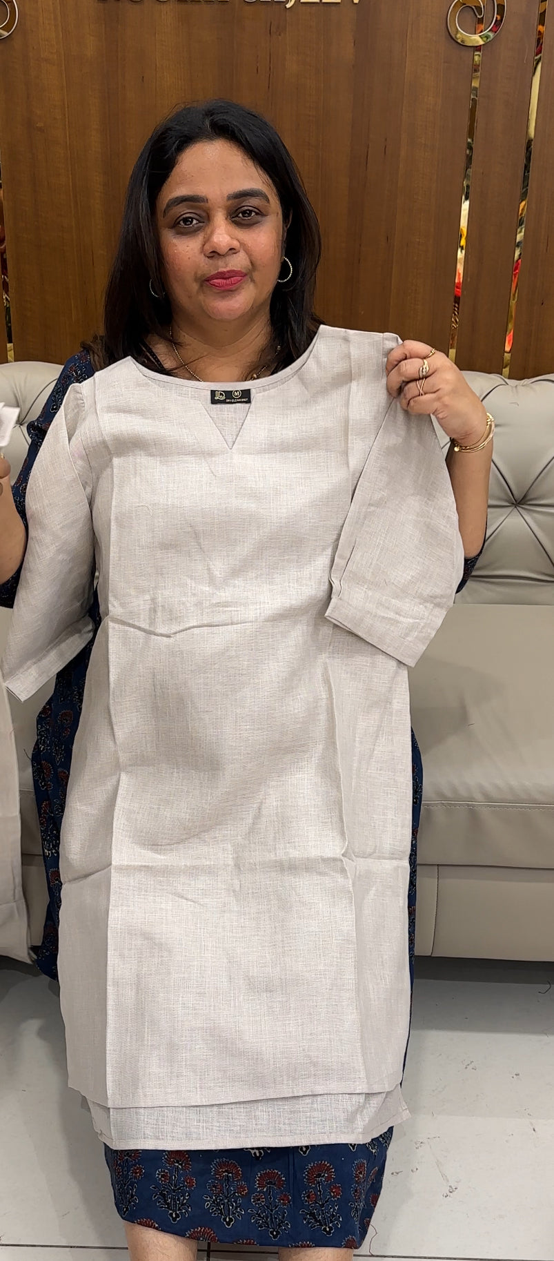 LINEN TOP AND BOTTOM - IHA 26890