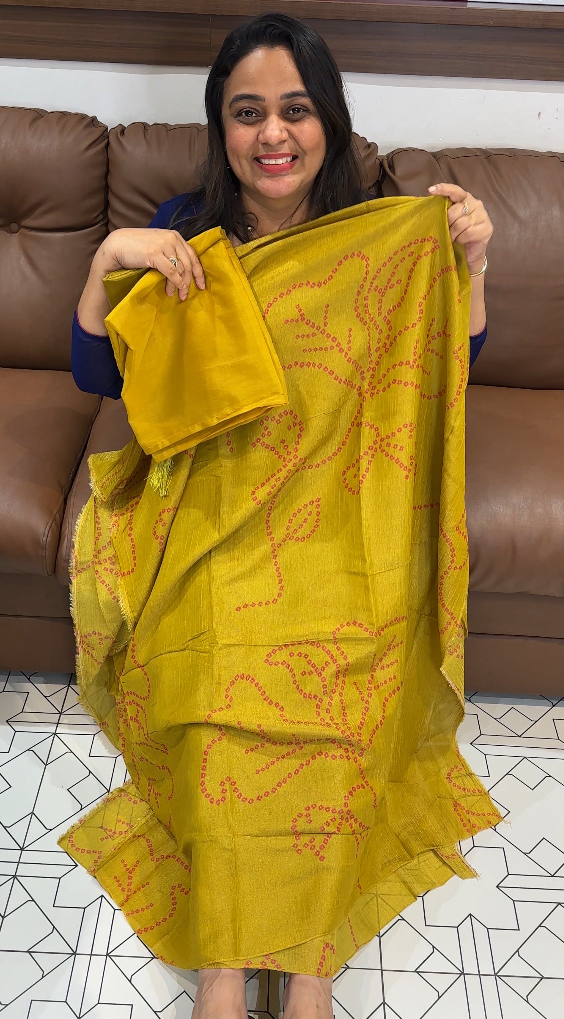 CRUSHED TISSUE UNSSTITCHEED SALWAR SUITS - IHA 27890