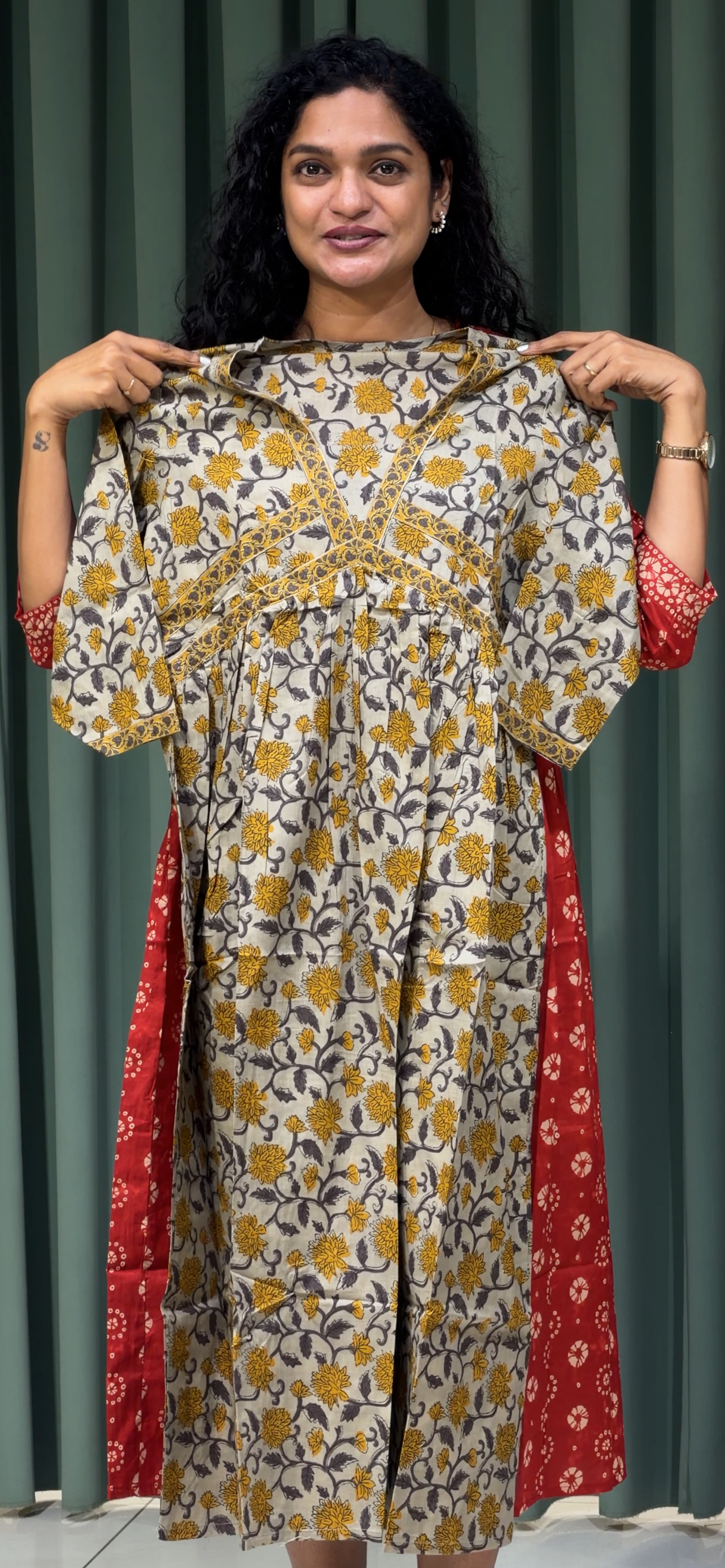 PRINTED COTTON TOPS - IHA 33008