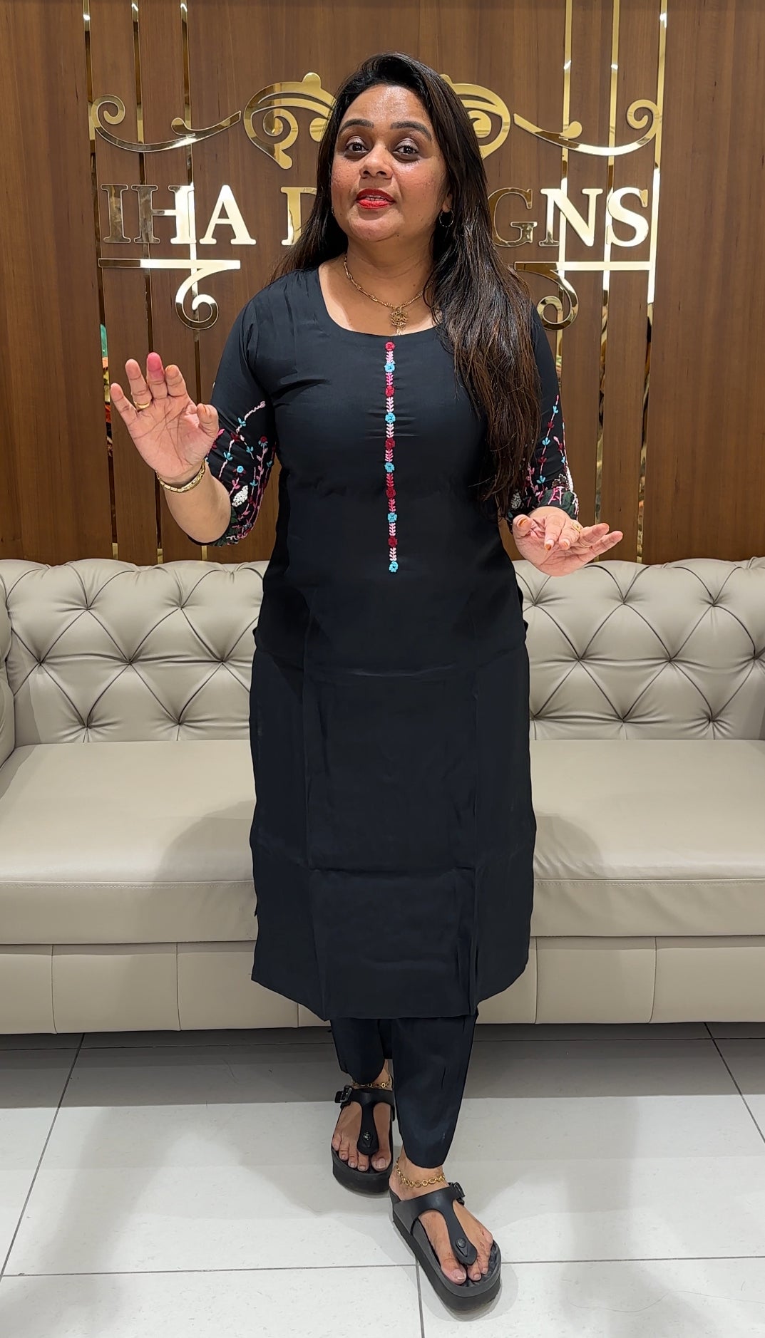 MODAL CHANDERI TOP AND BOTTOM - IHA 23432