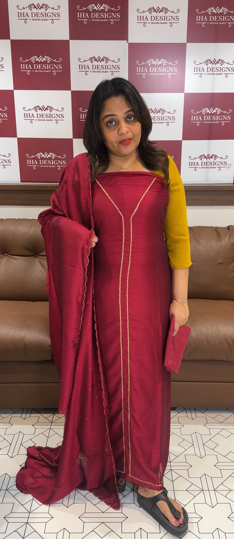 SEMI RAW SILK UNSTITCHED SALWAR SUITS - IHA 24720