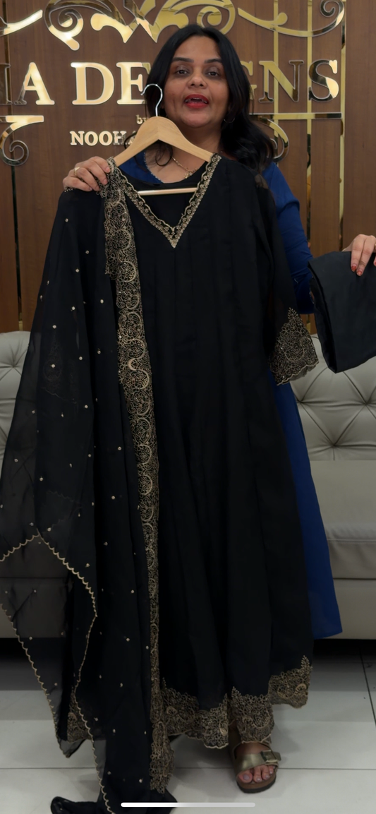 ANARKALI TOP, BOTTOM AND DUPATTA - IHA 30845