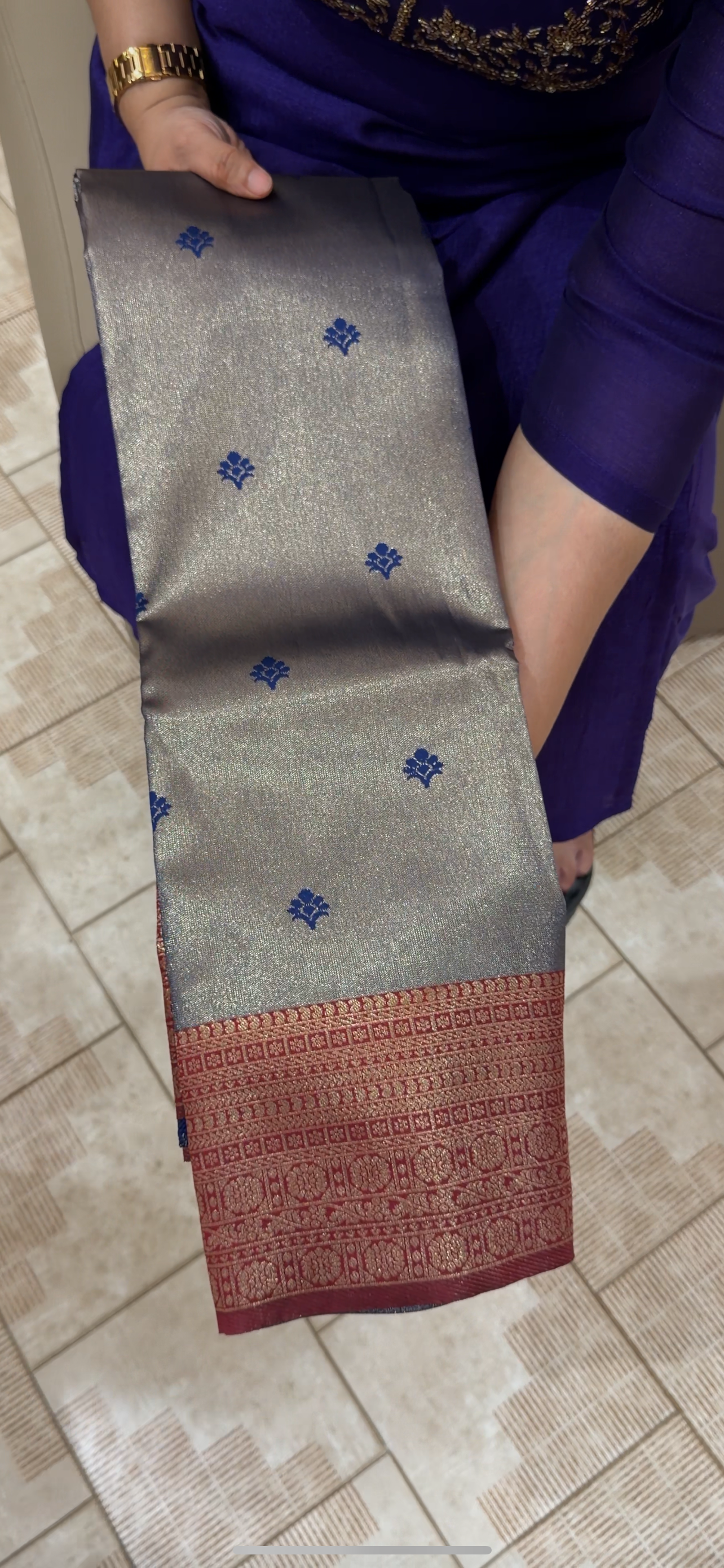 BUDGET BUY TISSUE SAREES - IHA 30397