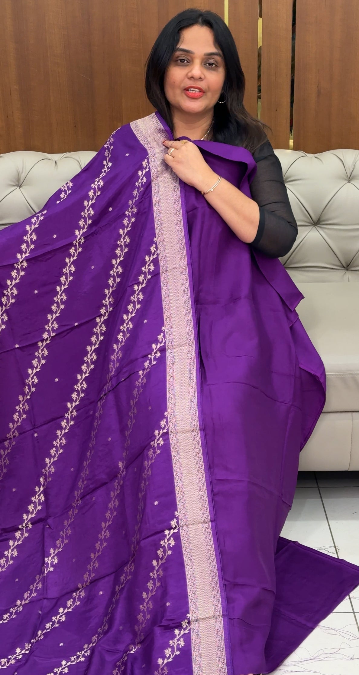 IHA'S IN-HOUSE SILK BANARASI UNSTITCHED SALWAR SUITS - IHA 30660