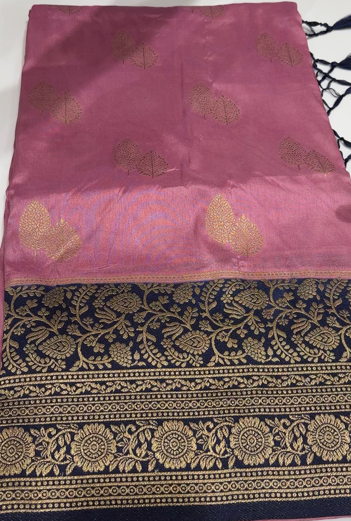 SEMI BANARASI SAREES - IHA 17462