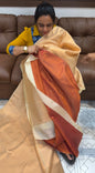 SEMI TISSUE SILK SAREE - IHA 15614