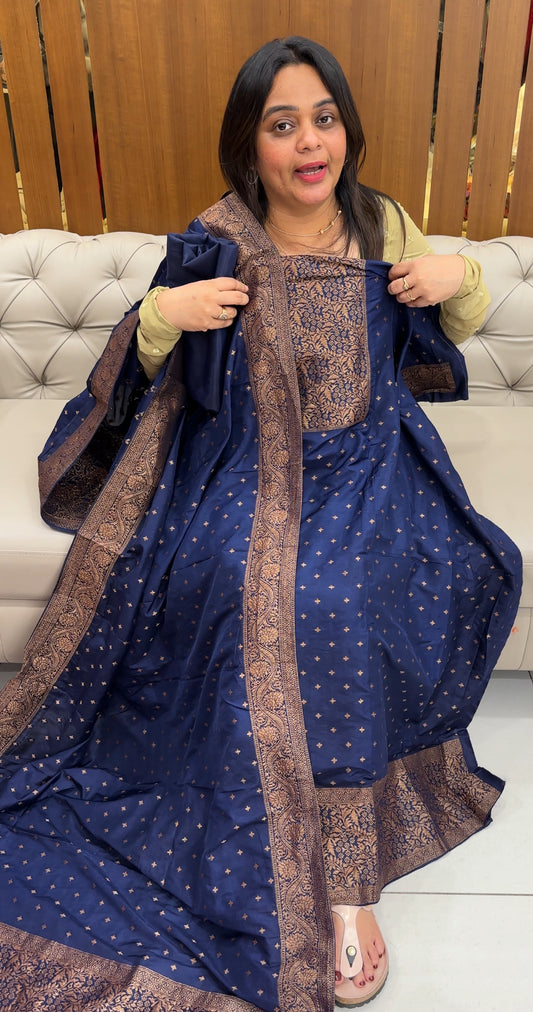 FORWARD BANARASI UNSTITCHED SALWAR SUITS - IHA 27047