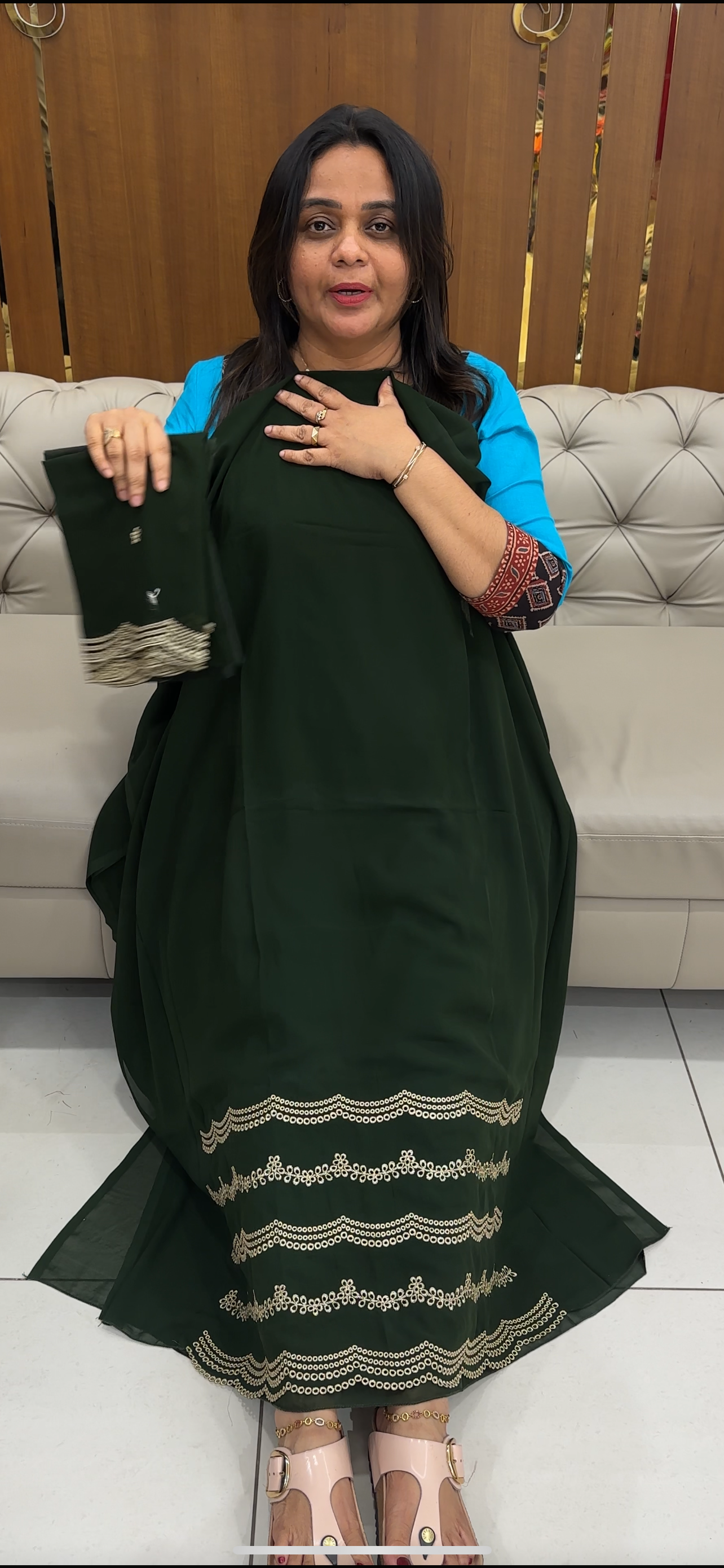 BUDGET BUY UNSTITCHED SALWAR SUITS - IHA 28508