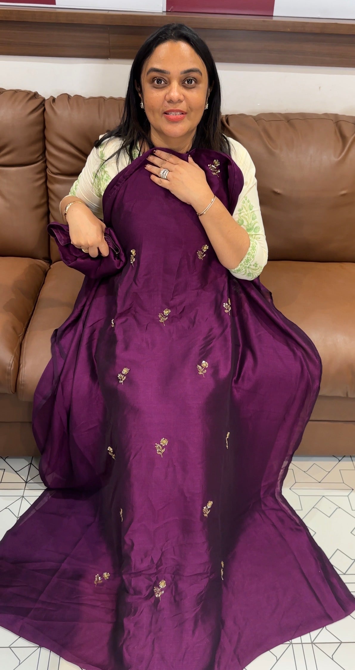 FORWARD SEMI RAW SILK UNSTITCHED SALWAR SUITS - IHA 33283