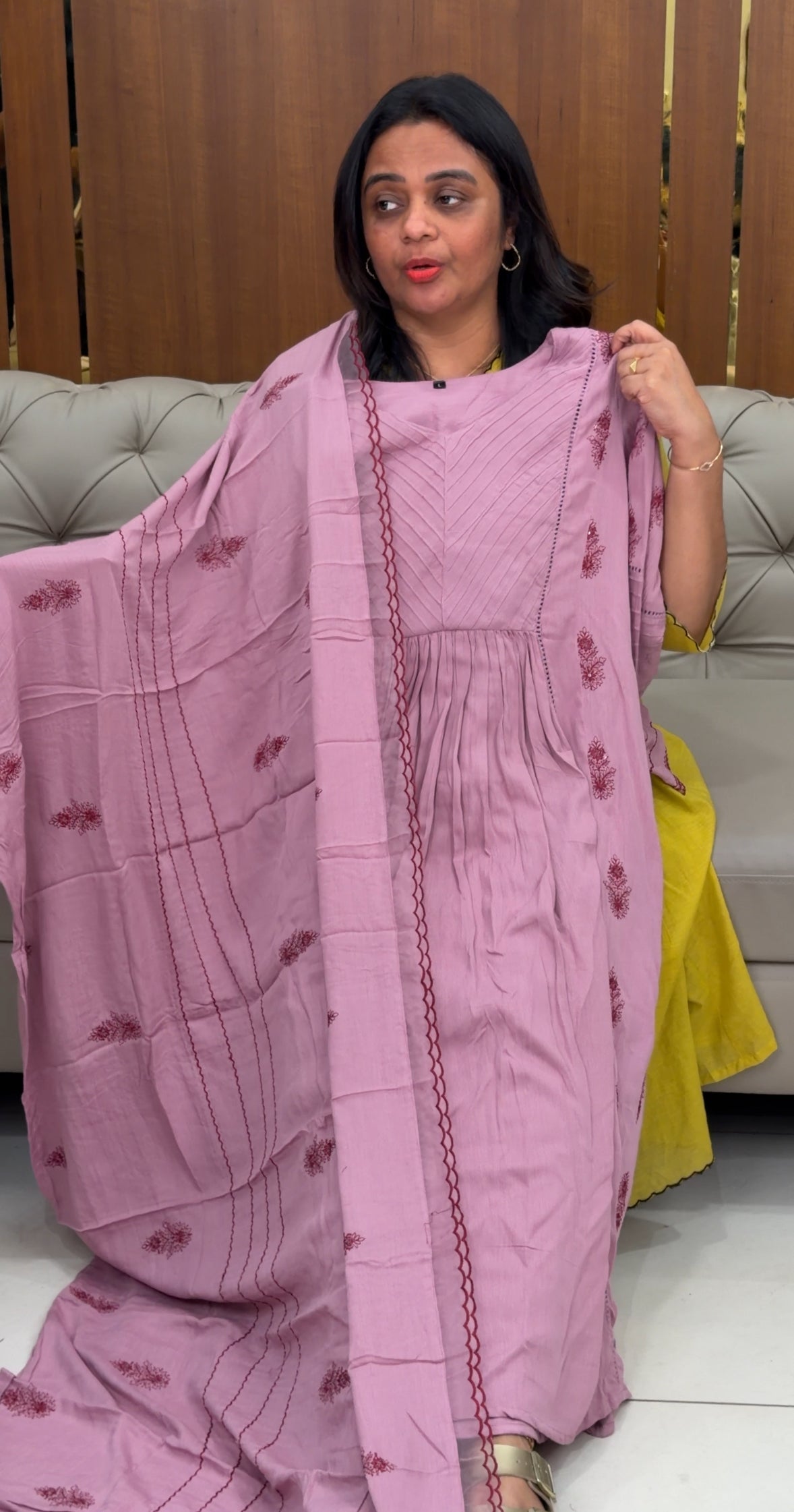 RAYON TOP , BOTTOM AND DUPATTA - IHA 29879