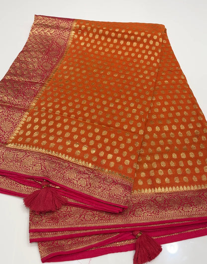 KHADDI BANARASI SAREES - IHA 17211