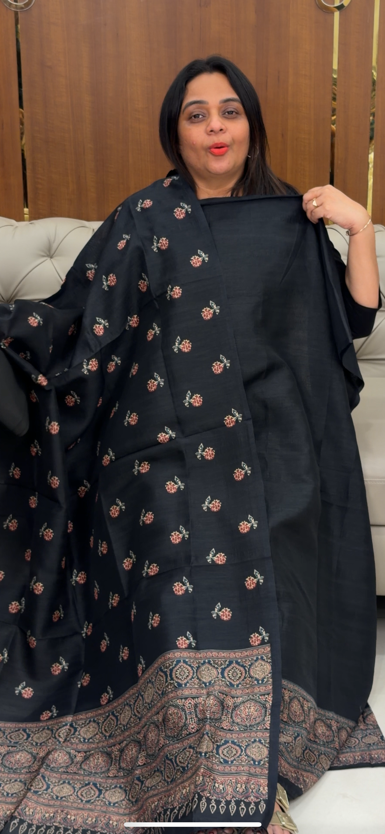 SEMI RAW SILK UNSTITCHED SALWAR SUITS - IHA 29795