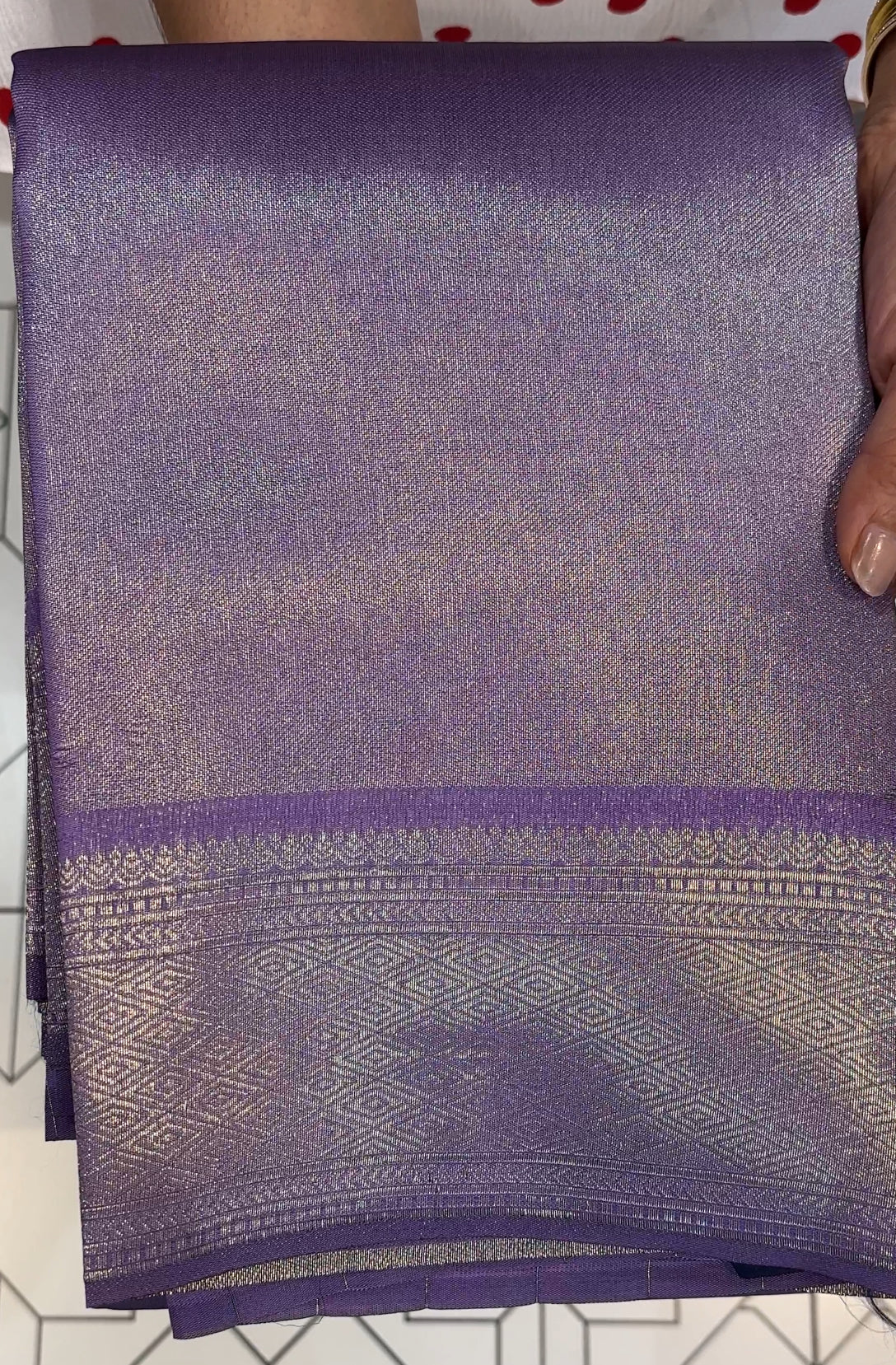 SEMI TISSUE SILK SAREE - IHA 19248