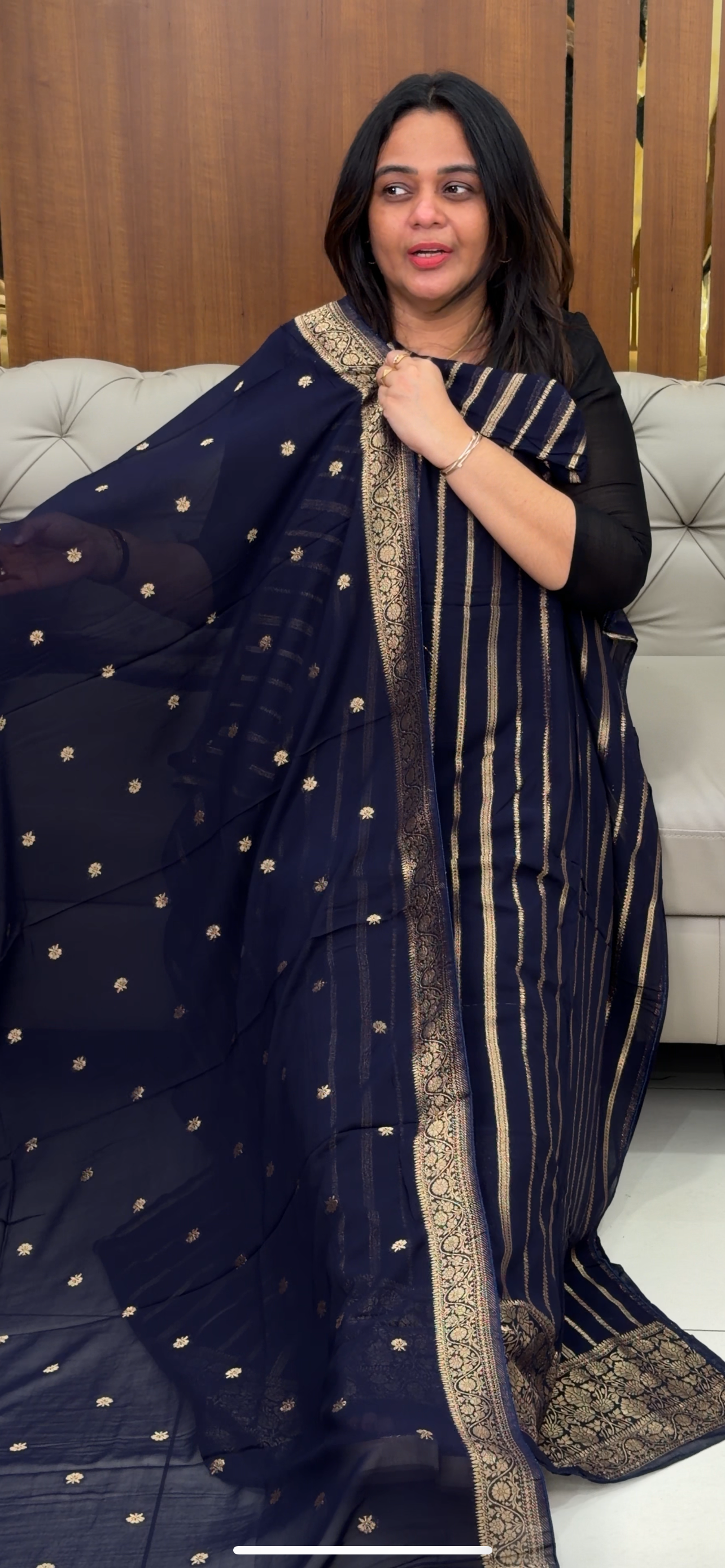 VISCOSE GEORGETTE UNSTITCHED SALWAR SUITS - IHA 29030