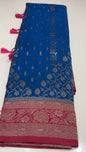 SEMI BANARASI SAREES - IHA 16800