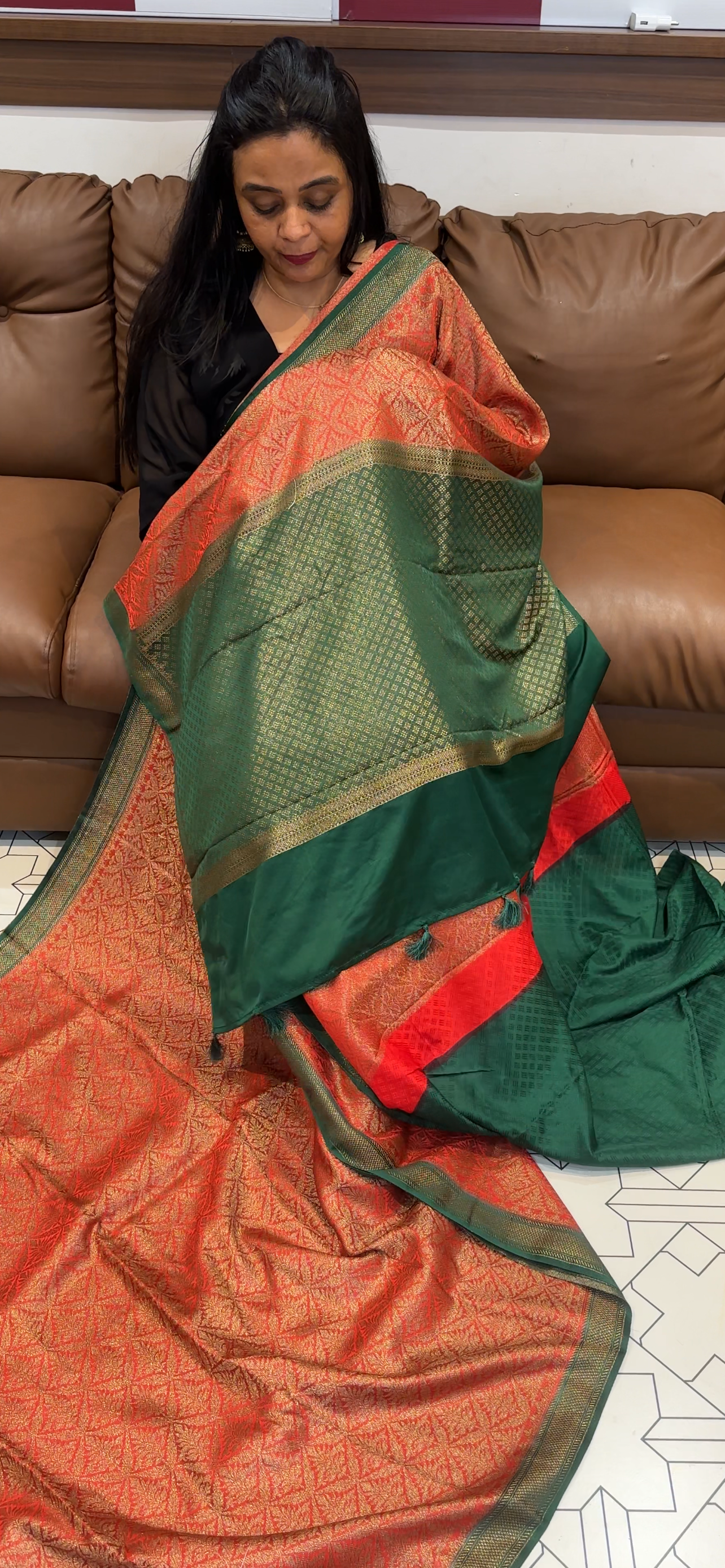 SEMI KATAN SAREES - IHA 35001