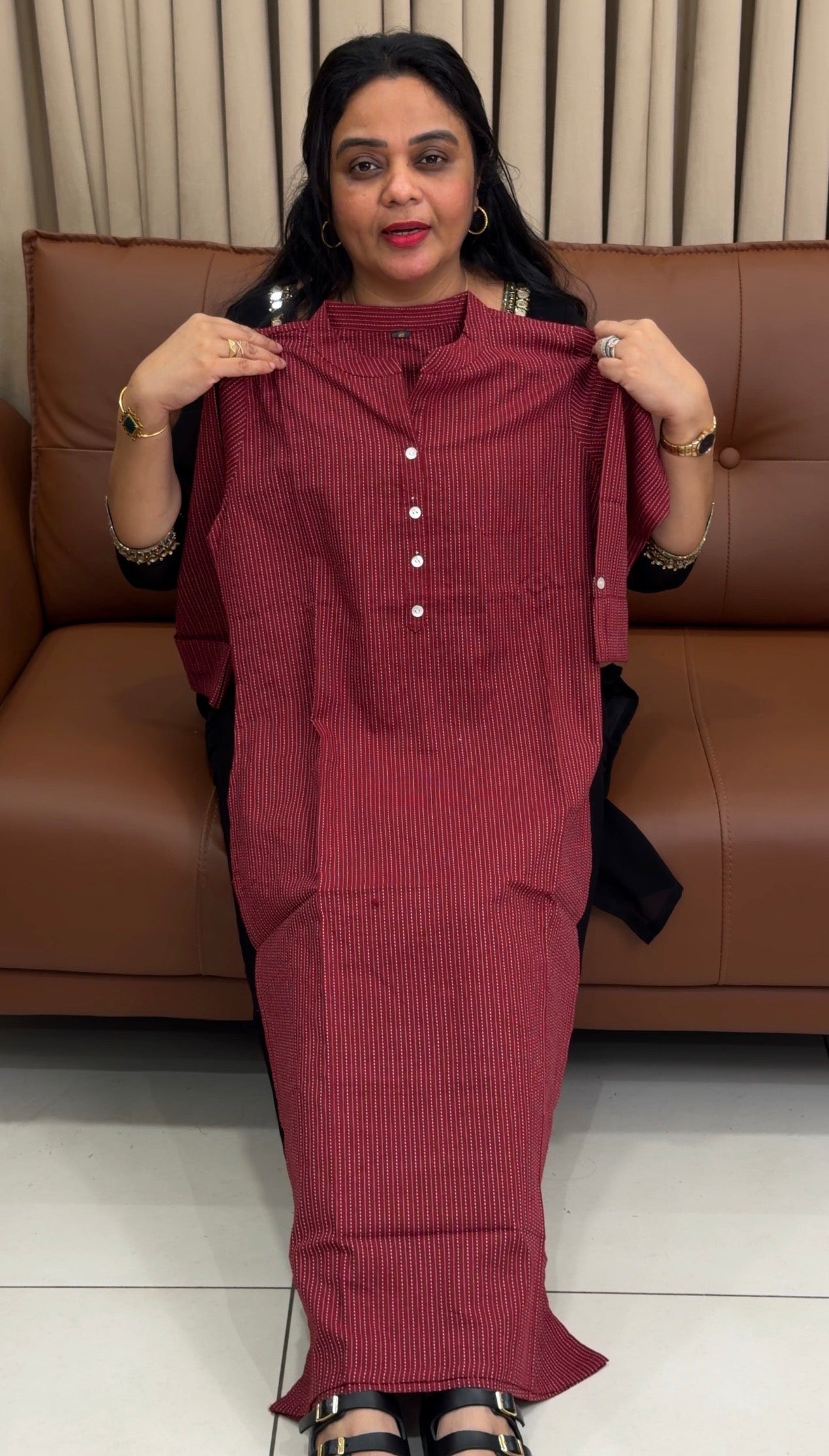 KATHA COTTON TOPS  - IHA 34616