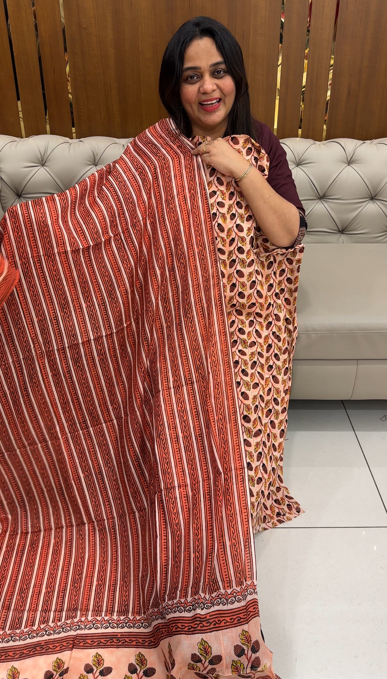 COTTON UNSTITCHED SALWAR SUITS - IHA 28435