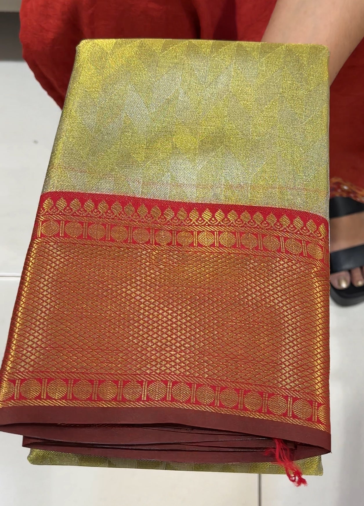 SEMI TISSUE SAREES - IHA 24507