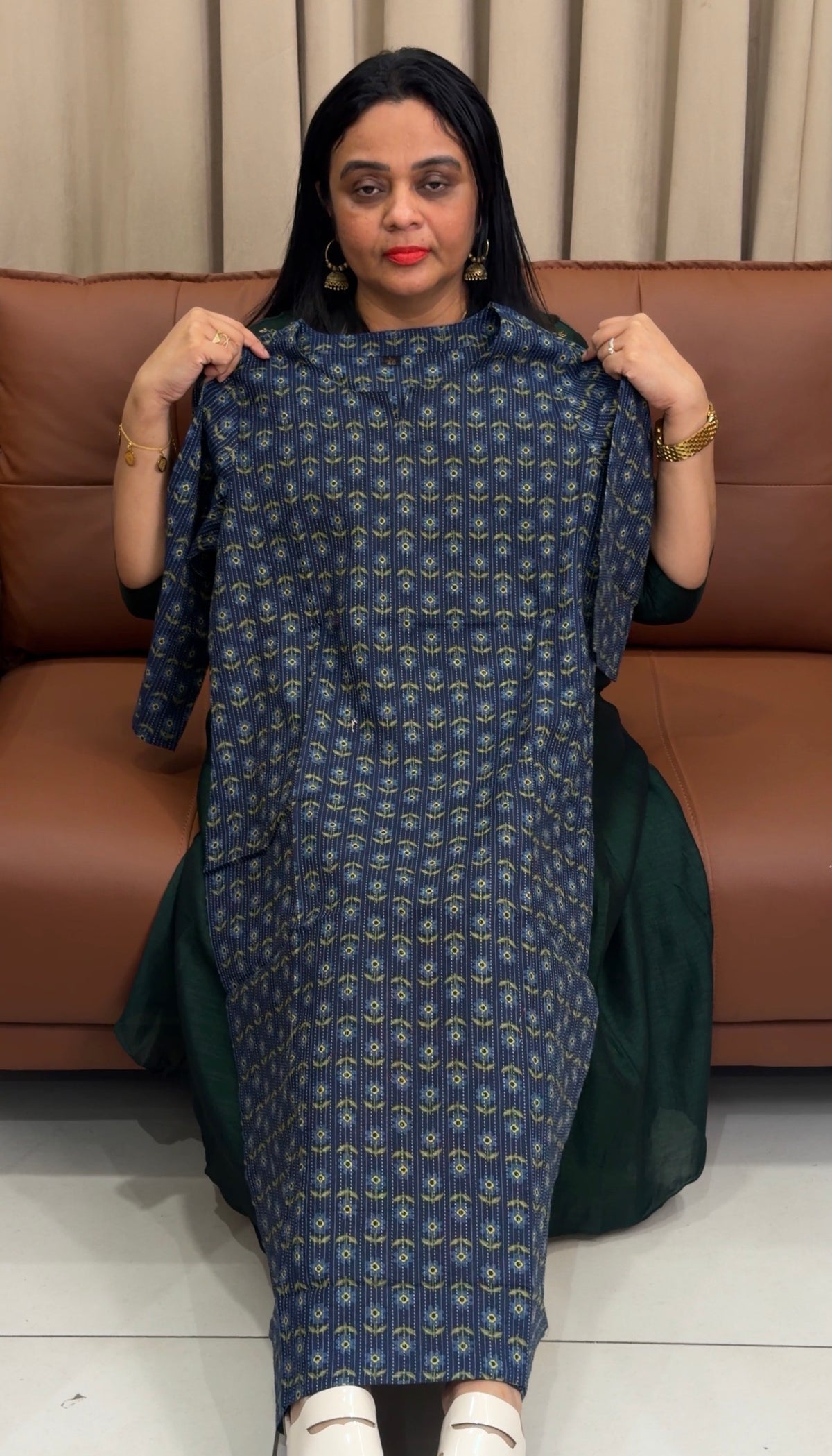 PRINTED COTTON TOPS - IHA 35754
